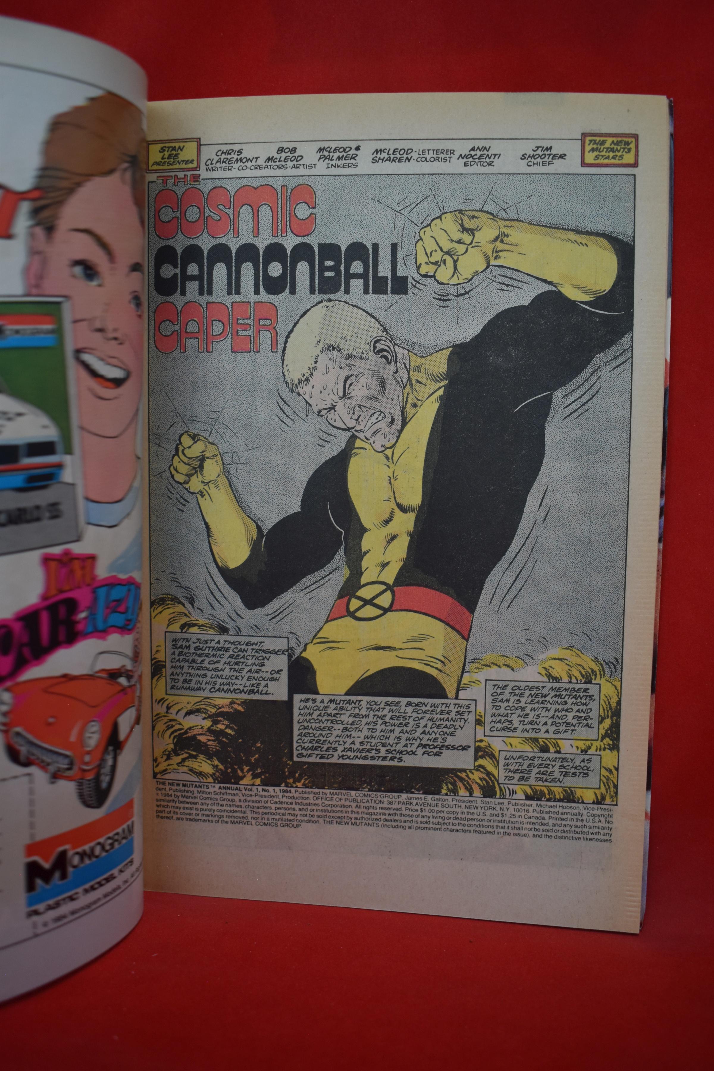 NEW MUTANTS ANNUAL #1 | 1ST APPEARANCE OF LILA CHENEY - BILL SIENKIEWICZ