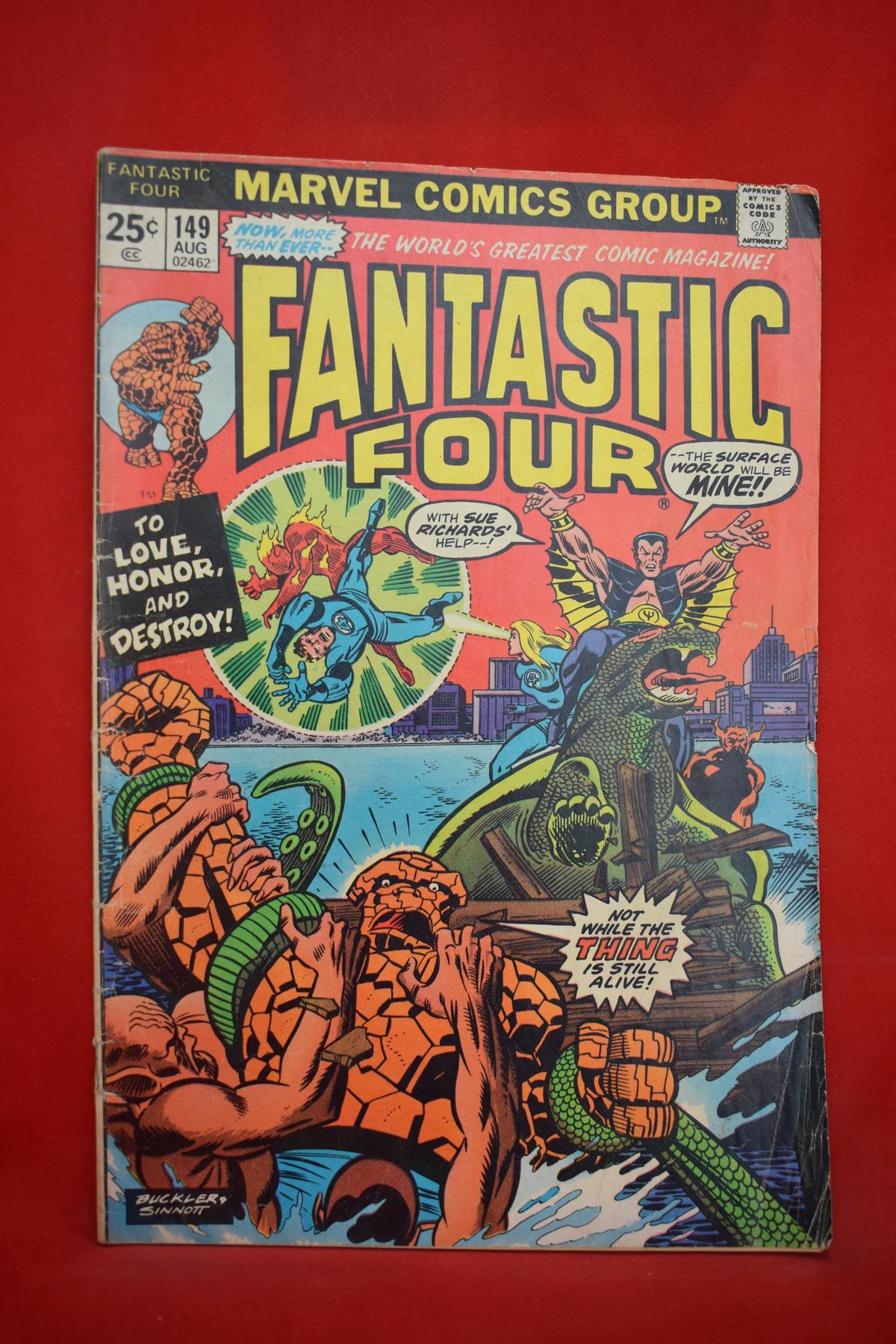 FANTASTIC FOUR #149 | TO LOVE HONOR AND DESTROY! | RICH BUCKLER - 1974