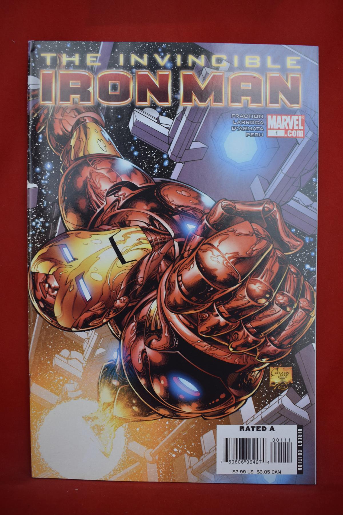 INVINCIBLE IRON MAN #1 | 1ST ISSUE - THE FIVE NIGHTMARES! | JOE QUESADA VARIANT