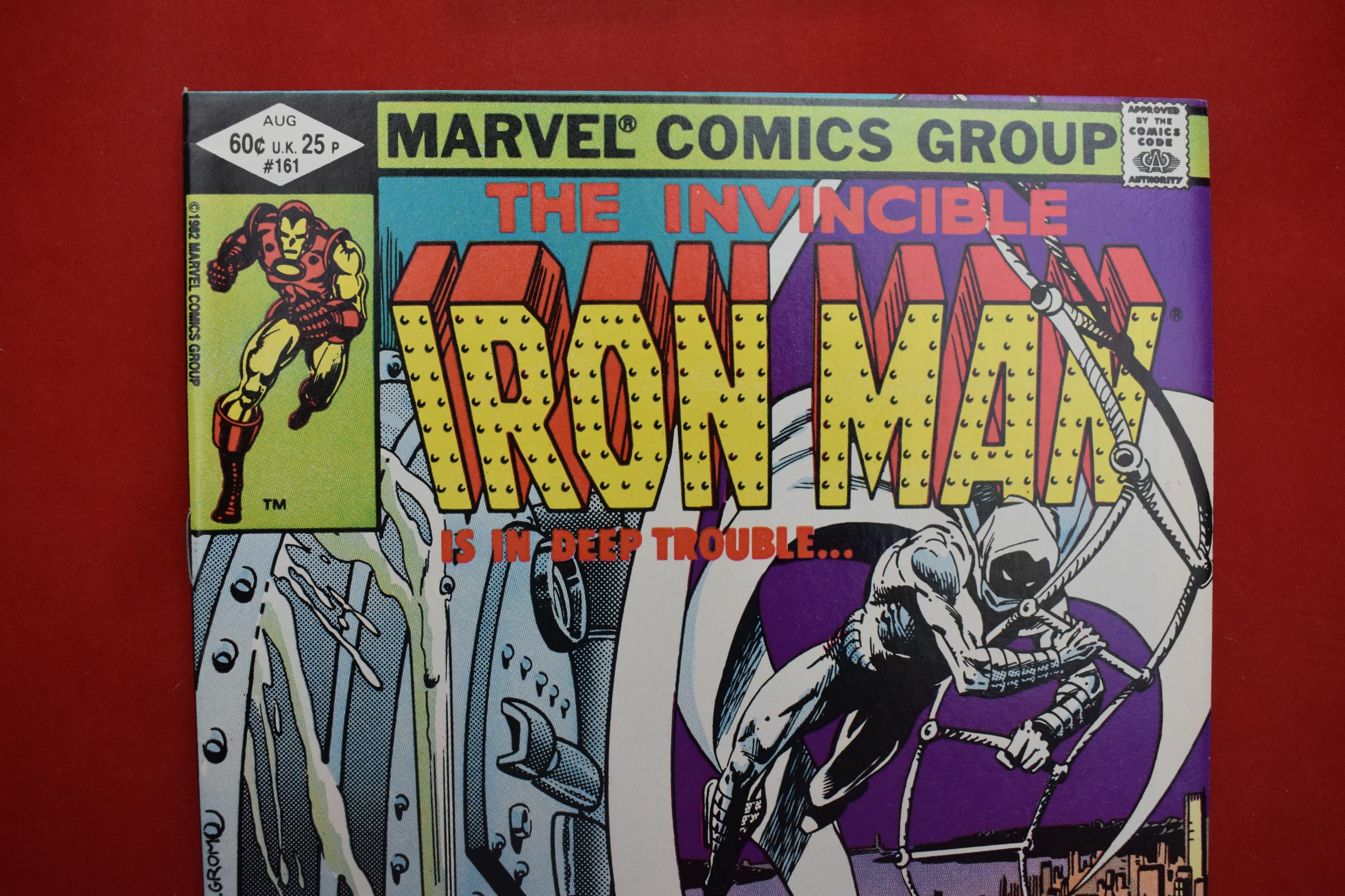 IRON MAN #161 | MOON KNIGHT ALONG SIDE IRON MAN | AL MILGROM - 1982