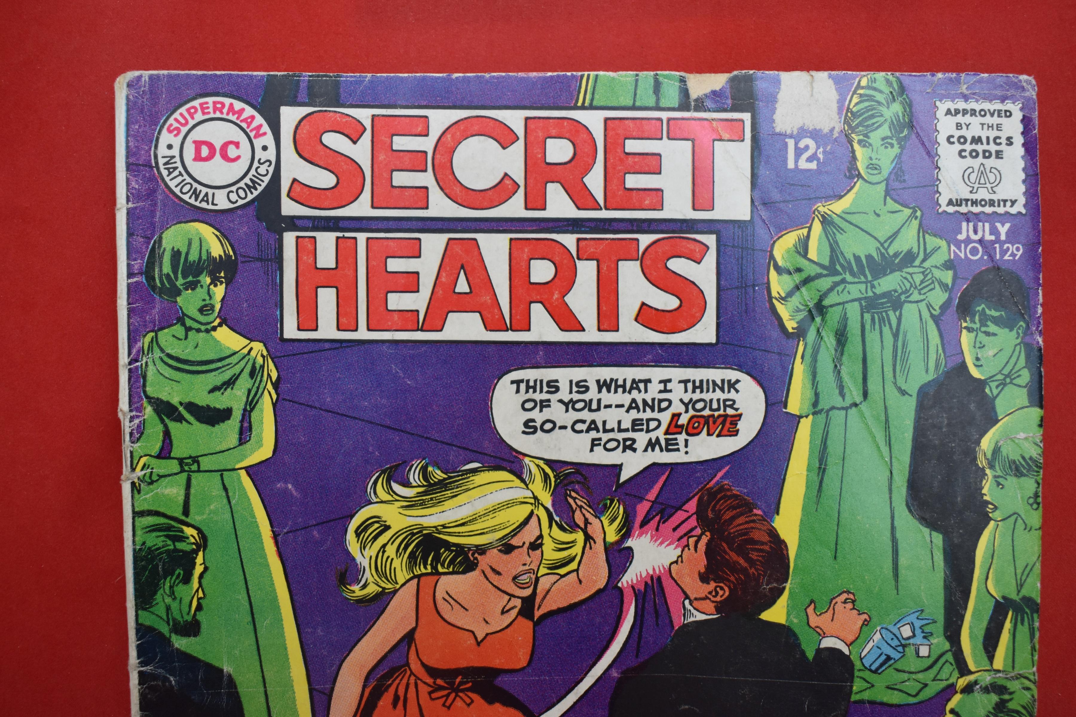SECRET HEARTS #129 | GIRL ALONE IN HOLLYWOOD! | JACK MILLER - WERNER ROTH - JOHN ROMITA SR