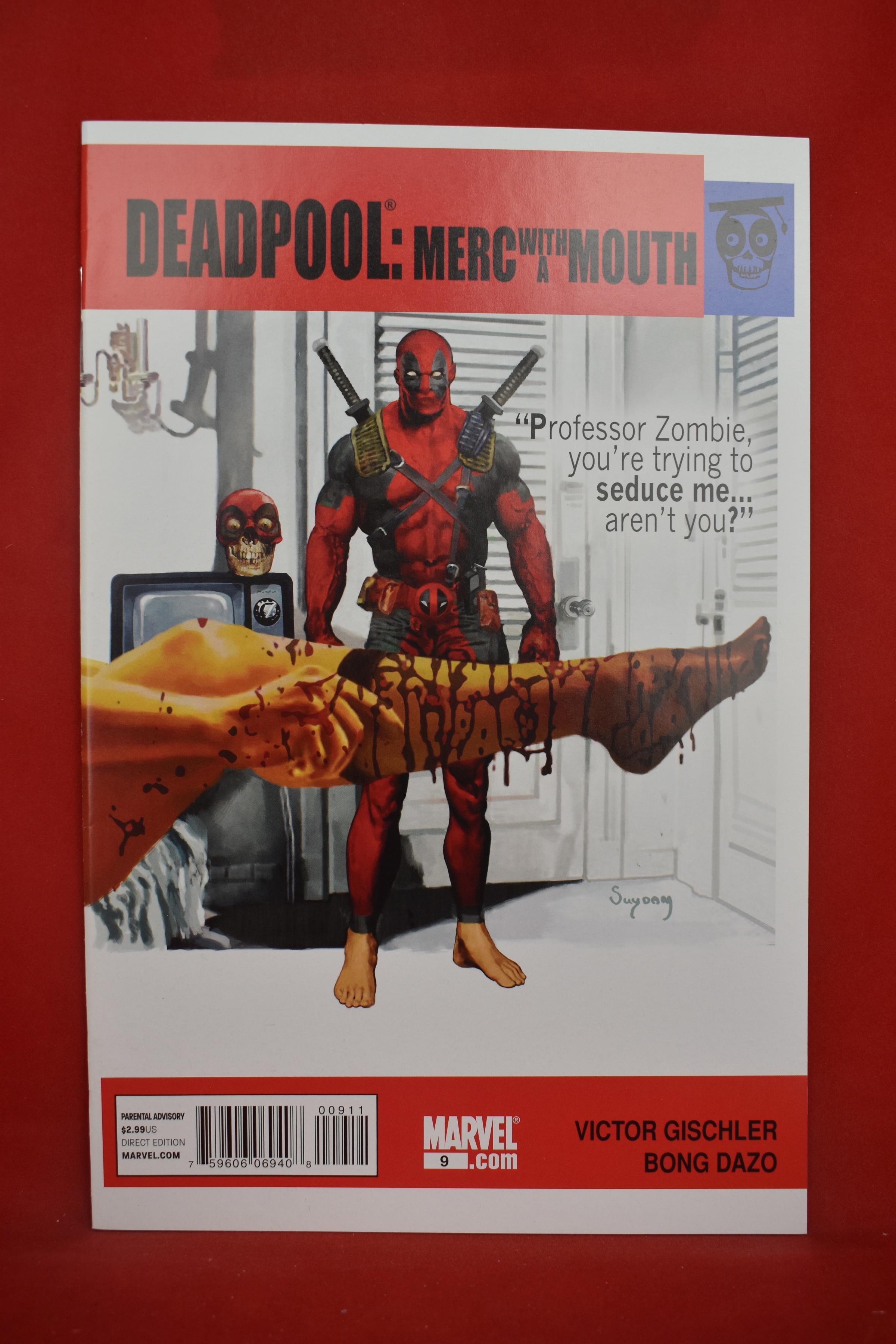 DEADPOOL: MERC WITH A MOUTH #9 | KEY ARTHUR SUYDAM "THE GRADUATE" COVER