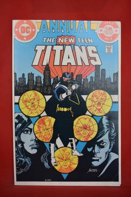 NEW TEEN TITANS ANNUAL #2 | KEY 1ST APP OF VIGILANTE, 1ST APP OF CHESHIRE & LYLA MICHAELS