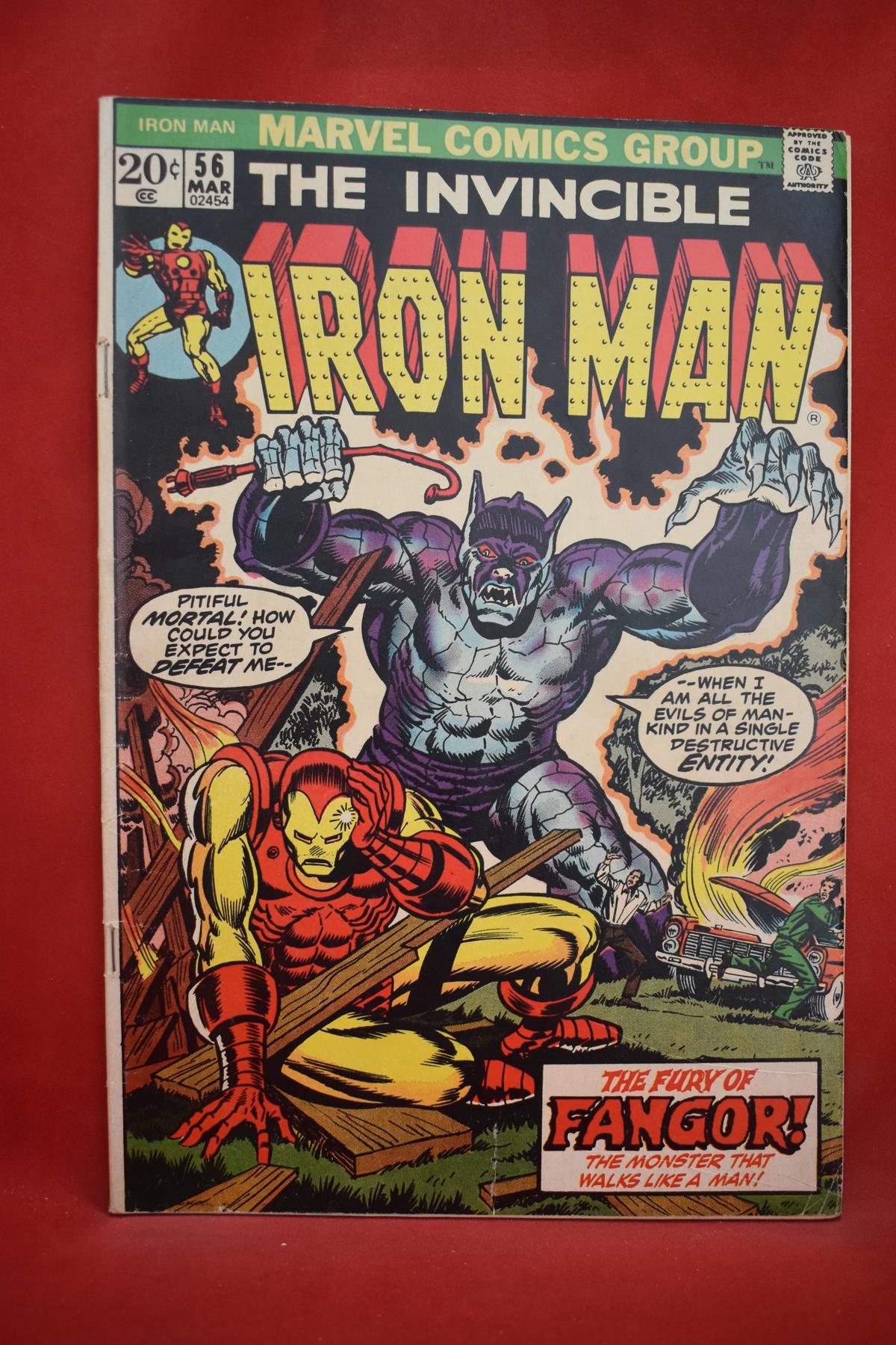 IRON MAN #56 | 1ST APP OF FANGOR, 1ST APP OF RASPUTIN | *SIGNED BY JIM STARLIN*