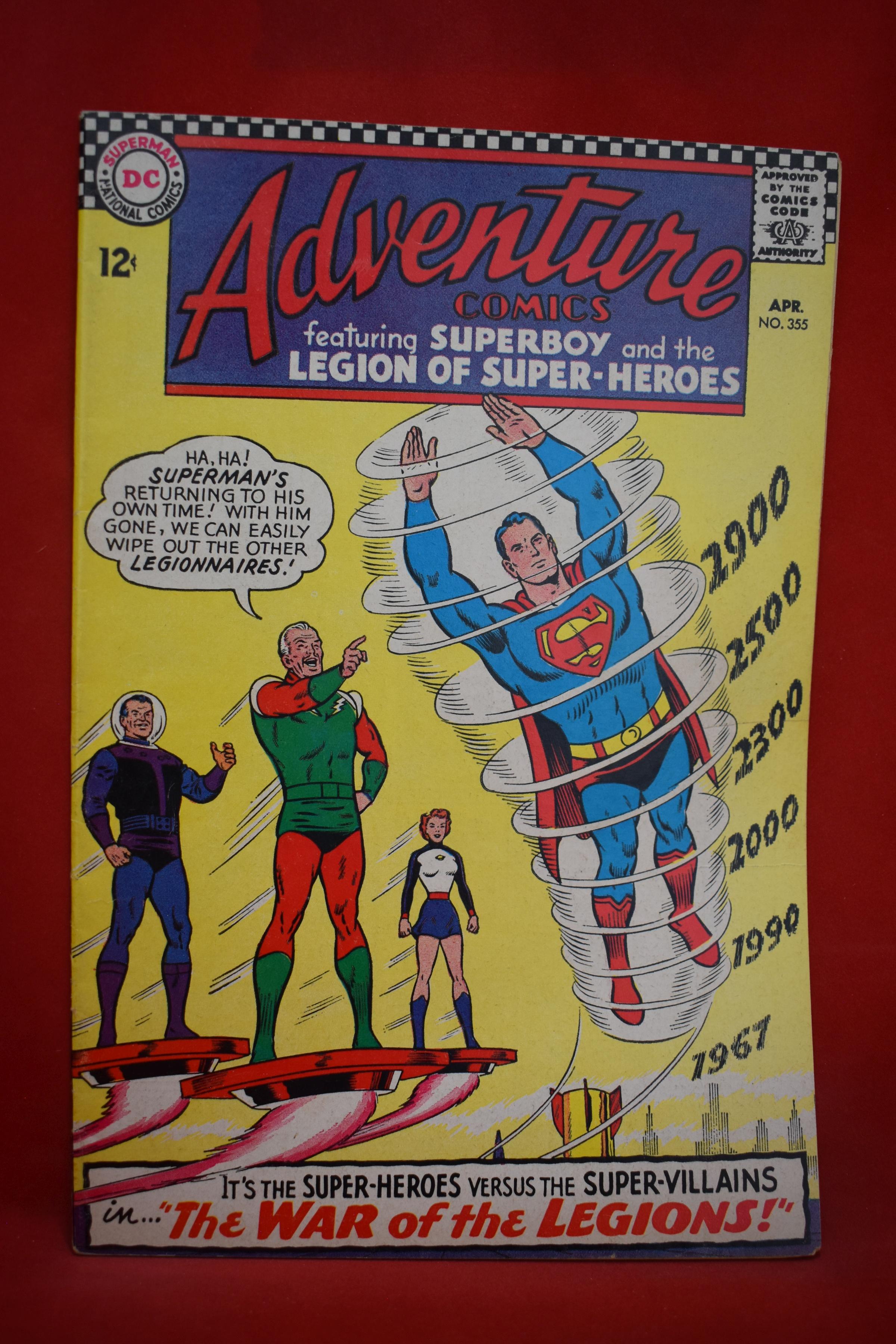 ADVENTURE COMICS #355 | THE WAR OF THE LEGIONS! | CURT SWAN - 1967