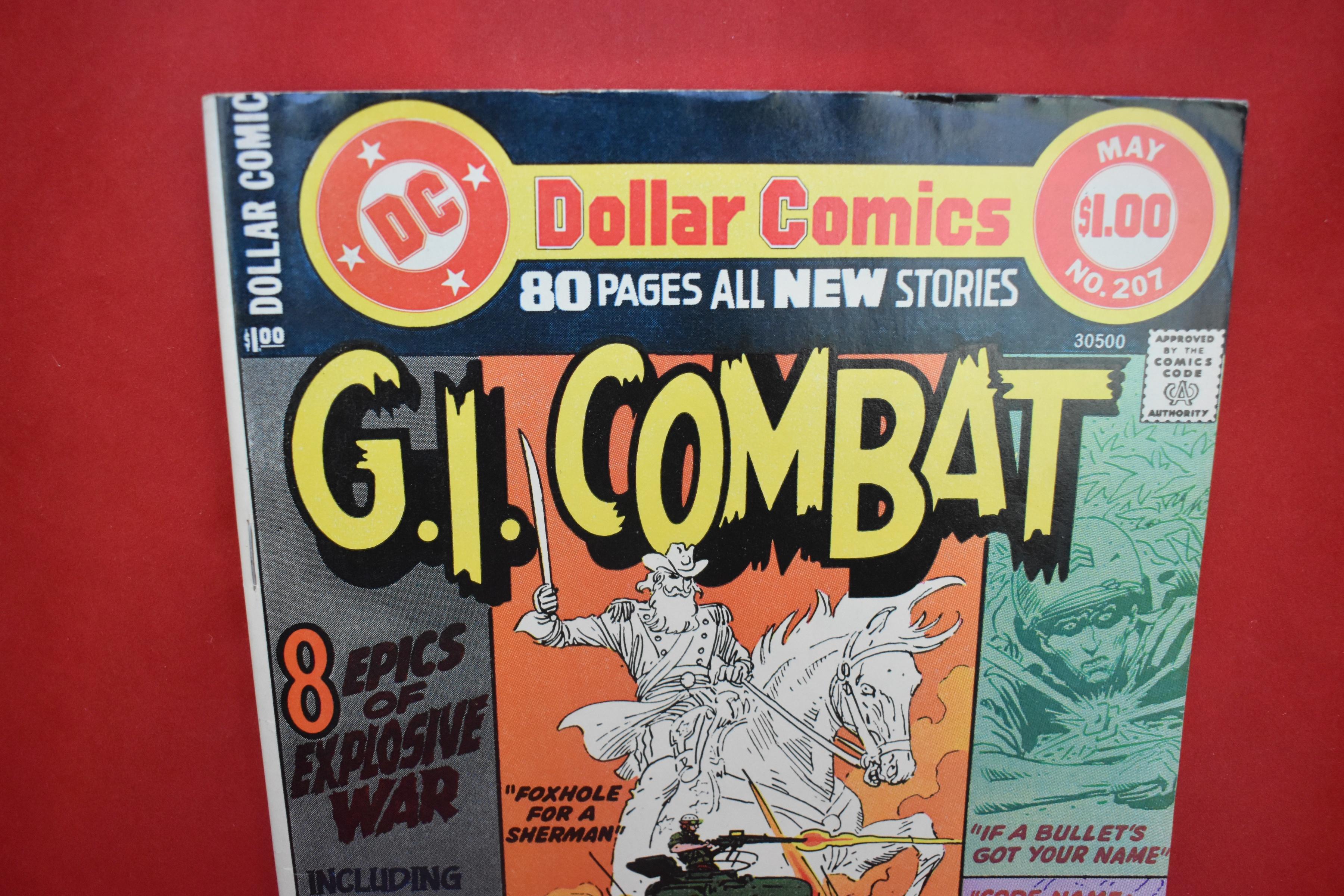 GI COMBAT #207 | 80 PAGES - HAUNTED TANK - JOE KUBERT & STAN GLANZMAN