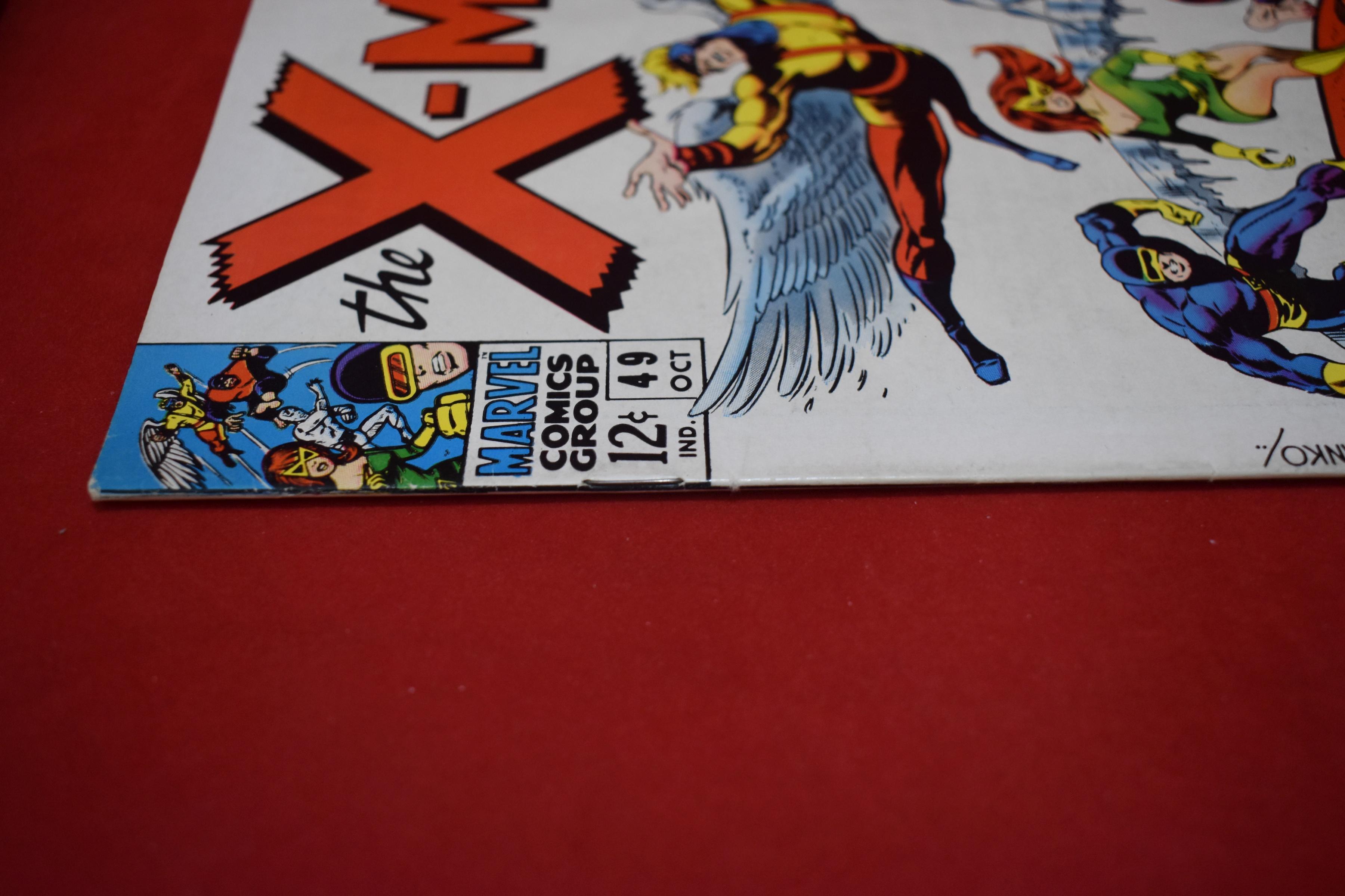 X-MEN #49 | KEY 1ST APP OF LORNA DANE, 1ST APP OF MESMERO, ORIGIN OF BEAST! | NICE BOOK!