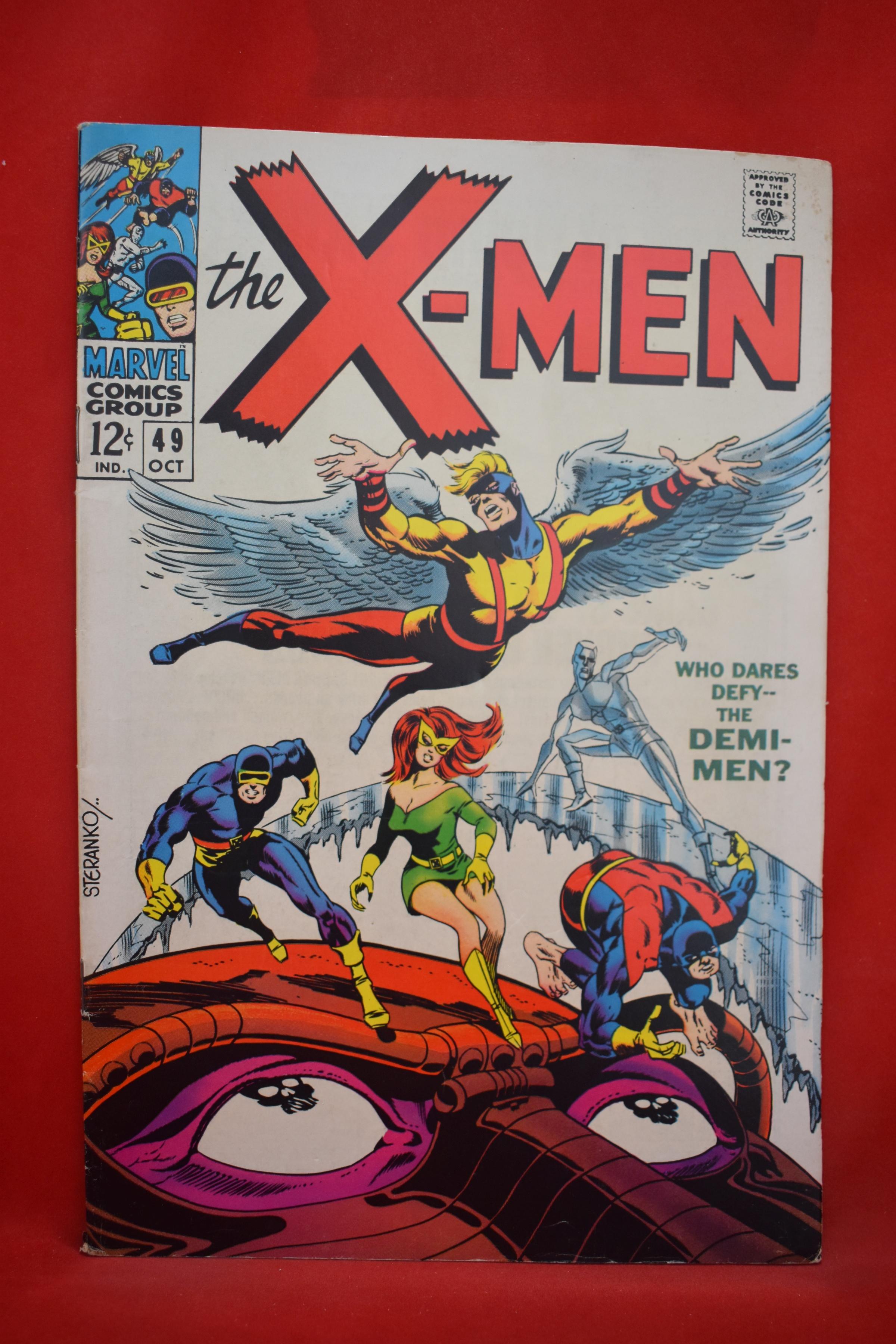 X-MEN #49 | KEY 1ST APP OF LORNA DANE, 1ST APP OF MESMERO, ORIGIN OF BEAST! | NICE BOOK!