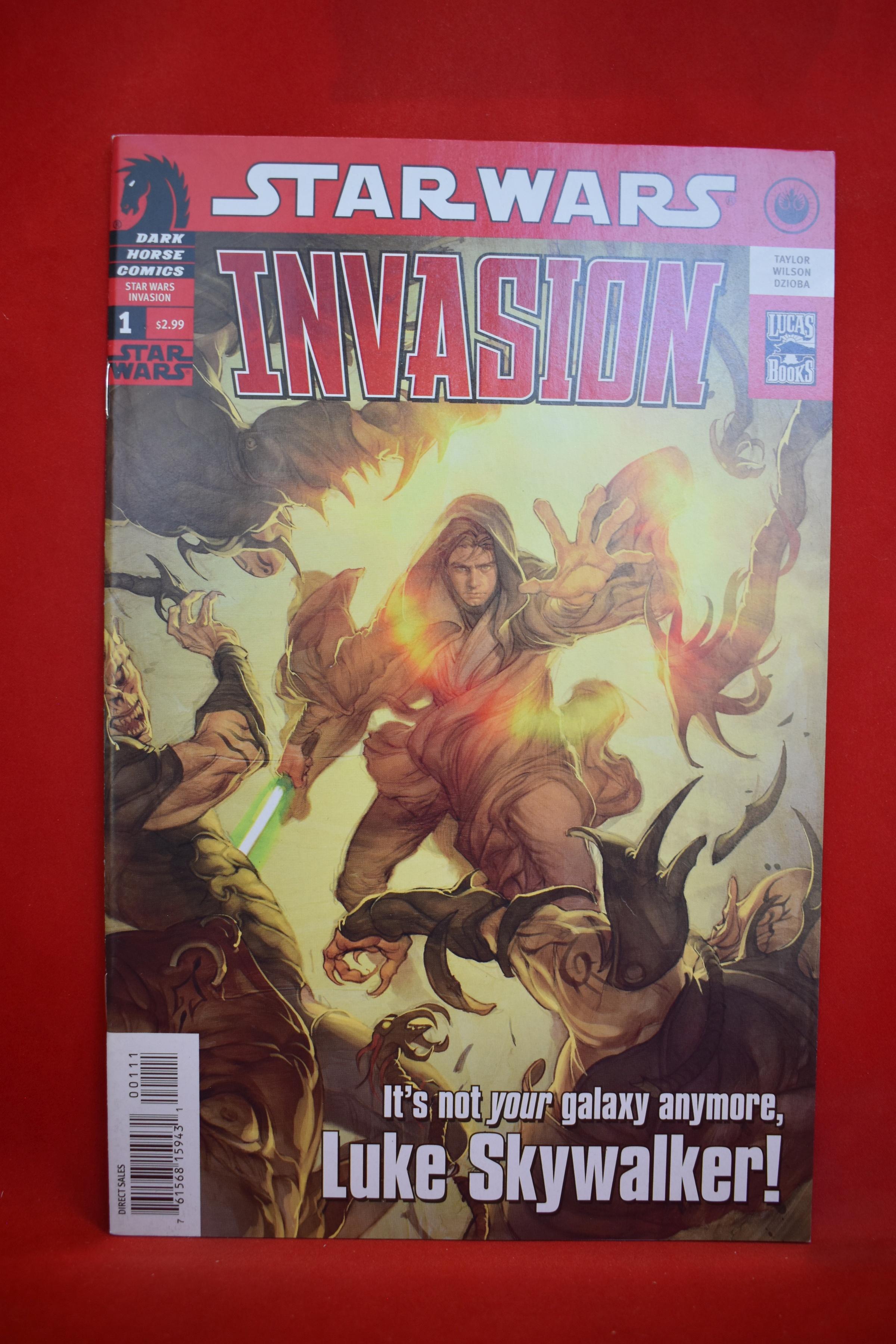 STAR WARS: INVASION #1 | 1ST ISSUE - NEW JEDI ORDER VS YUUZAN VONG WARRIOR INVASION