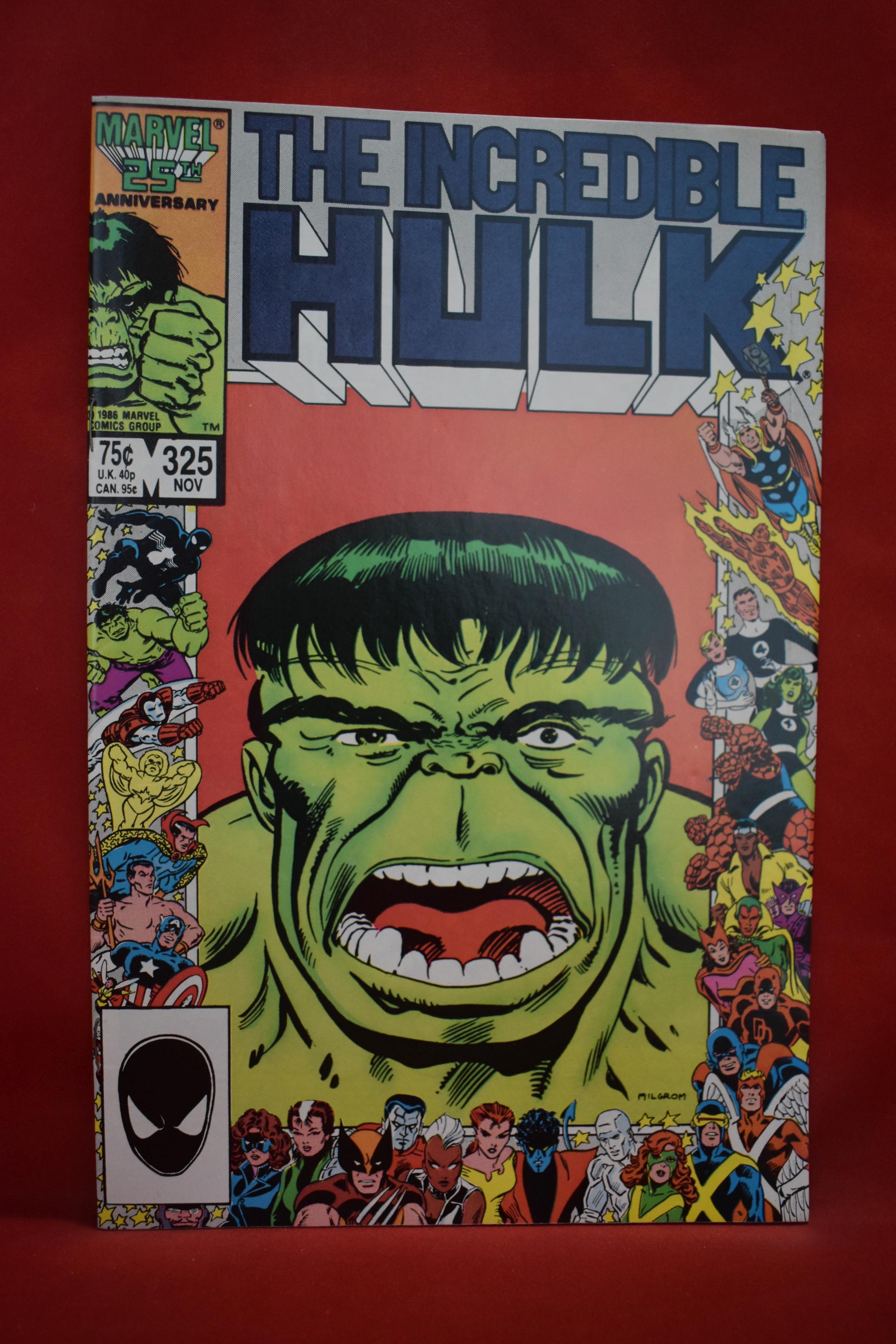 HULK #325 | 1ST APP OF RICK JONES AS HULK | AL MILGROM SPECIALTY BORDER