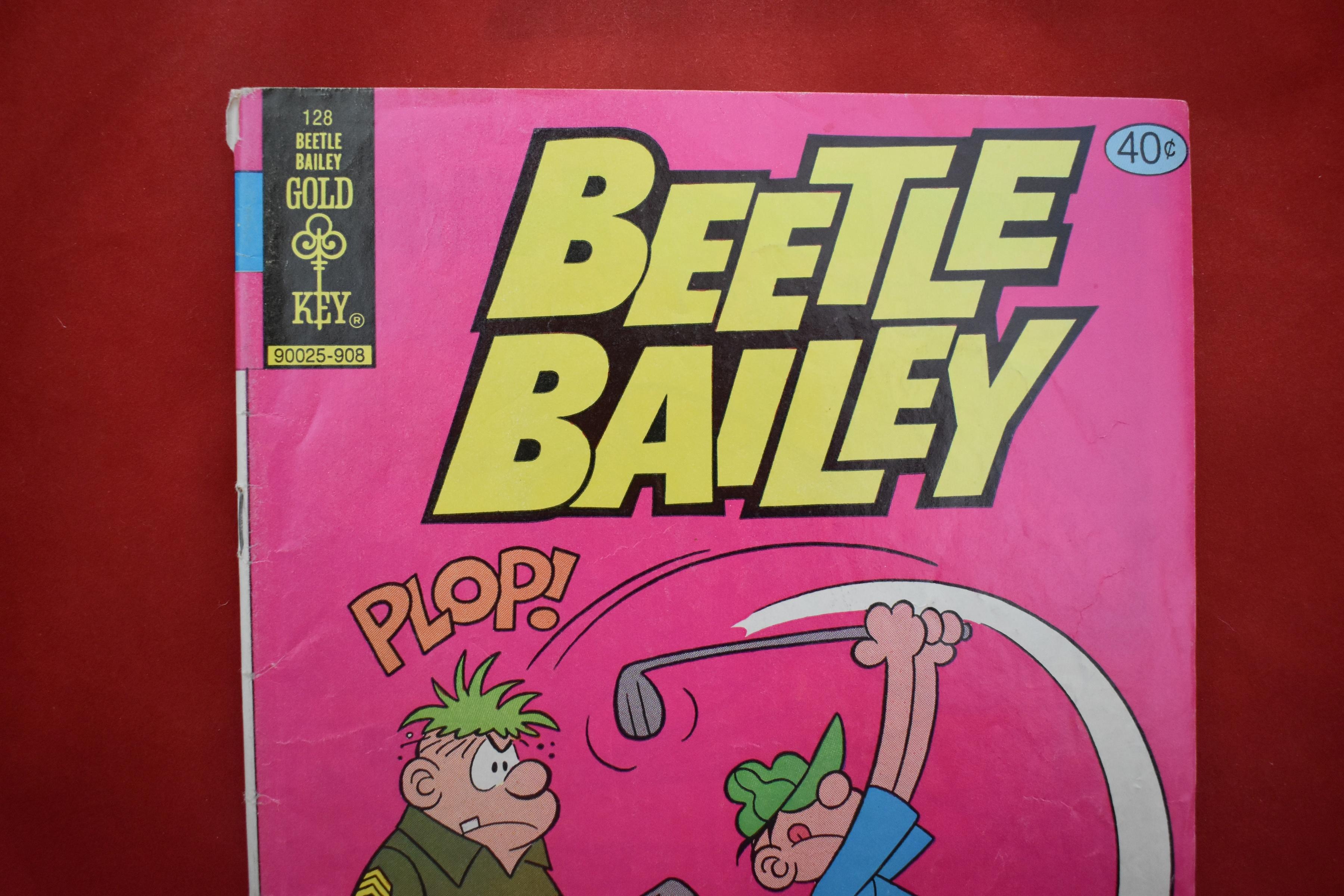 BEETLE BAILEY #128 | MORT WALKER GOLF COVER | GOLD KEY