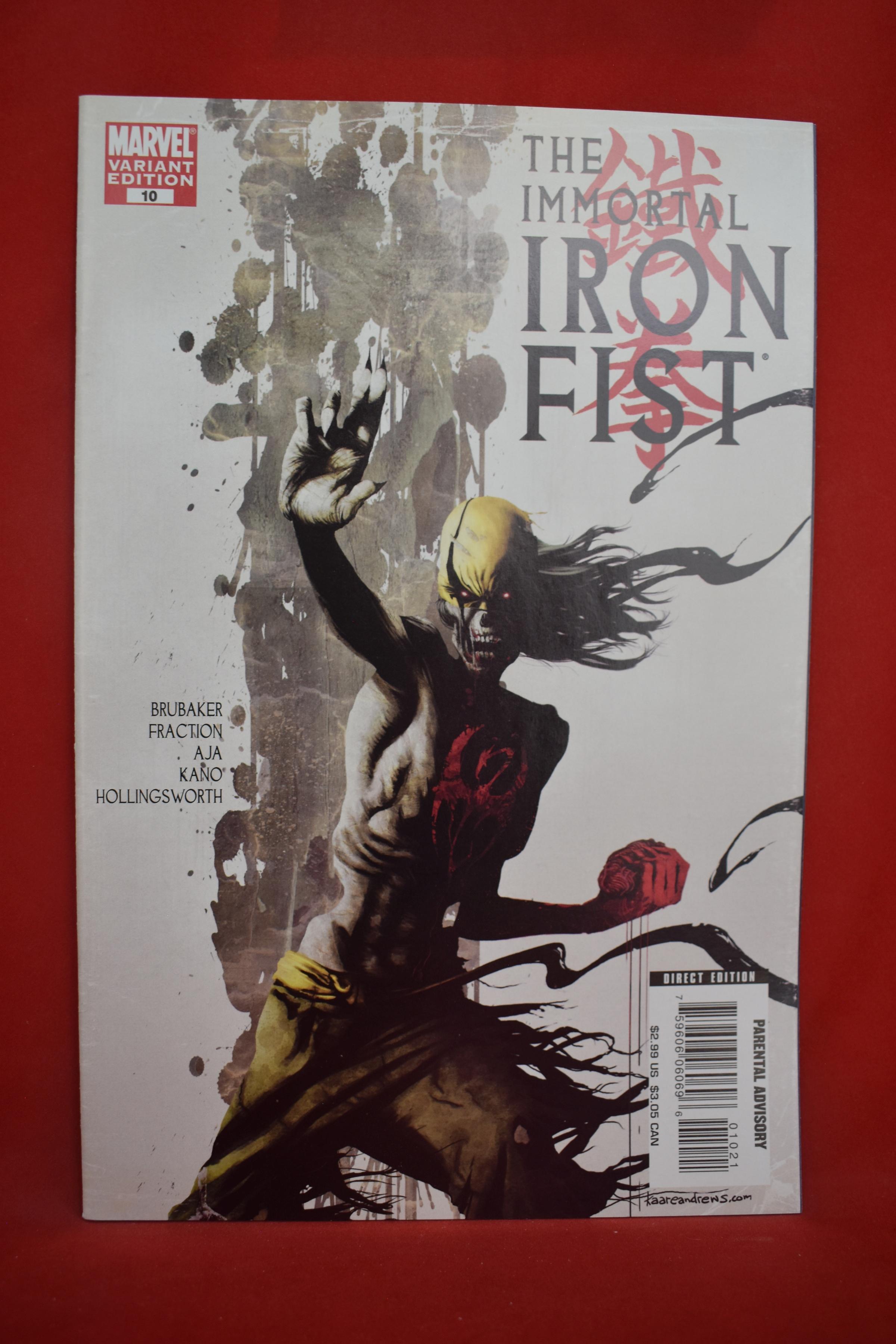 IMMORTAL IRON FIST #10 | KAARE ANDREWS ZOMBIE VARIANT