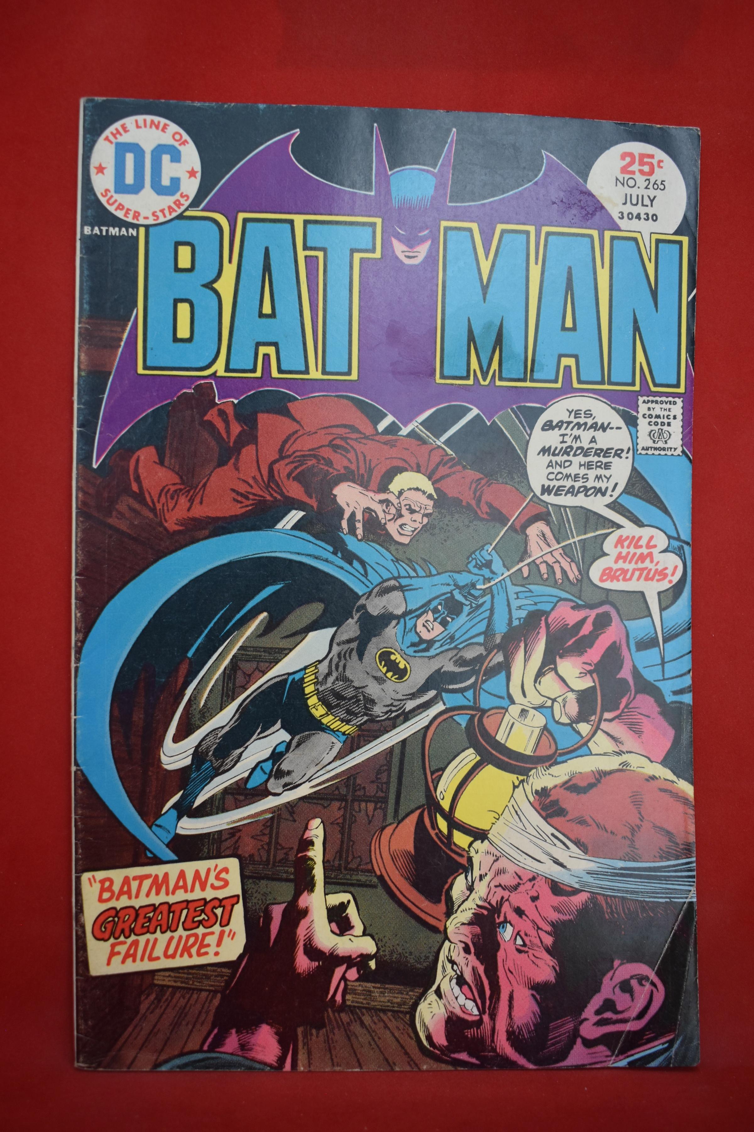 BATMAN #265 | BATMAN'S GREATEST FAILURE! | RICH BUCKLER - 1975