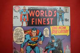 WORLDS FINEST #195 | DIG NOW, DIE LATER | CURT SWAN & MURPHY ANDERSON - 1970