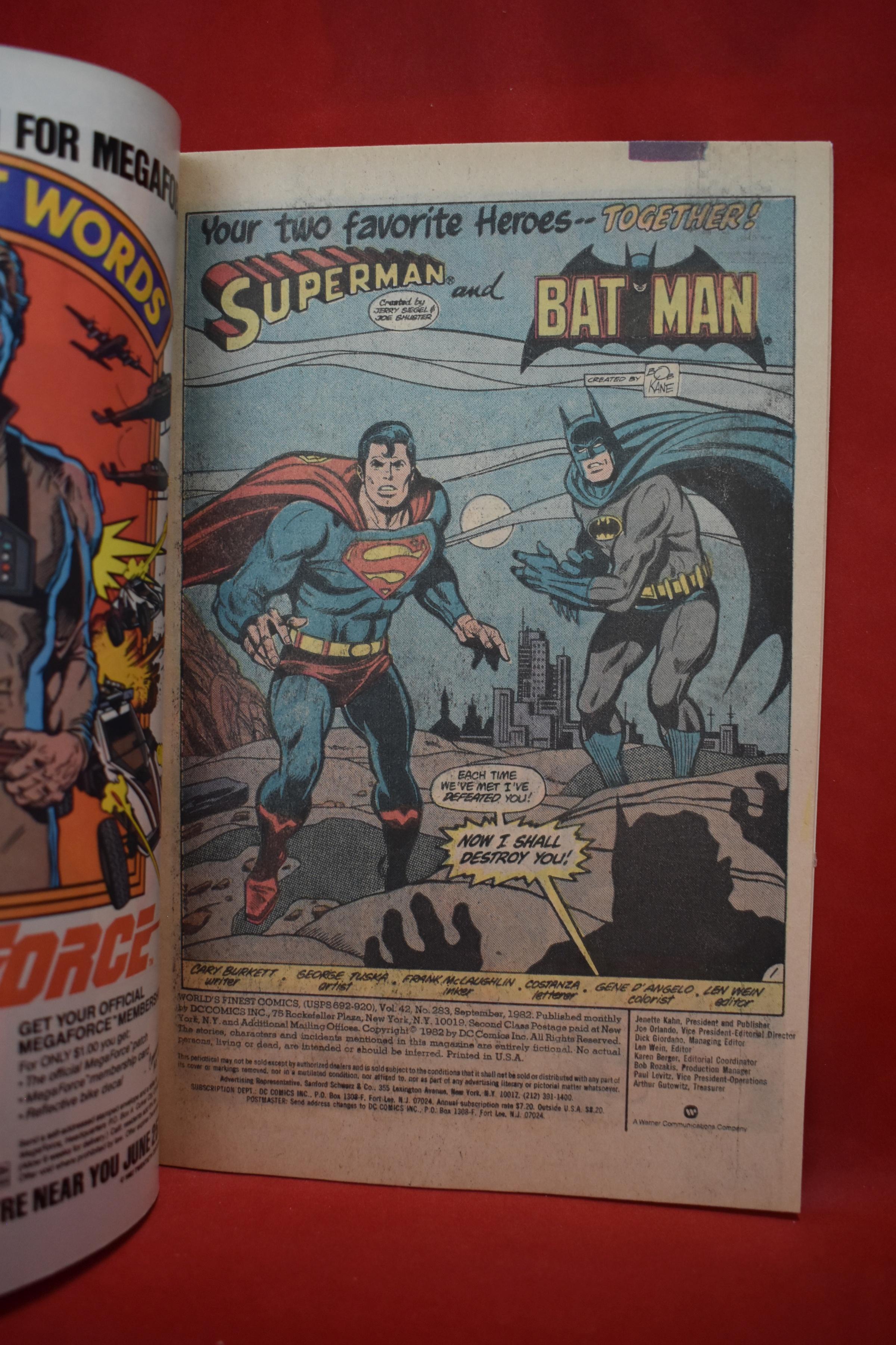 WORLDS FINEST #283 | 1ST COMPOSITE SUPERMAN II - RICH BUCKLER