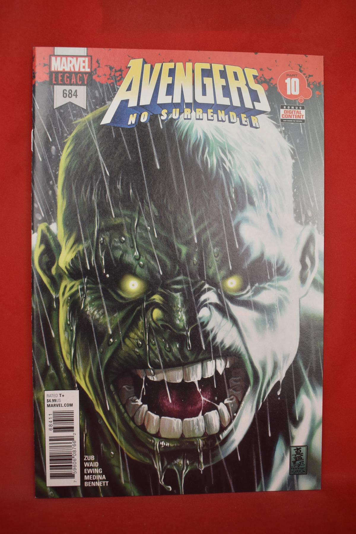 AVENGERS #684 | KEY 1ST APPEARANCE OF IMMORTAL HULK! | MARK BROOKS!