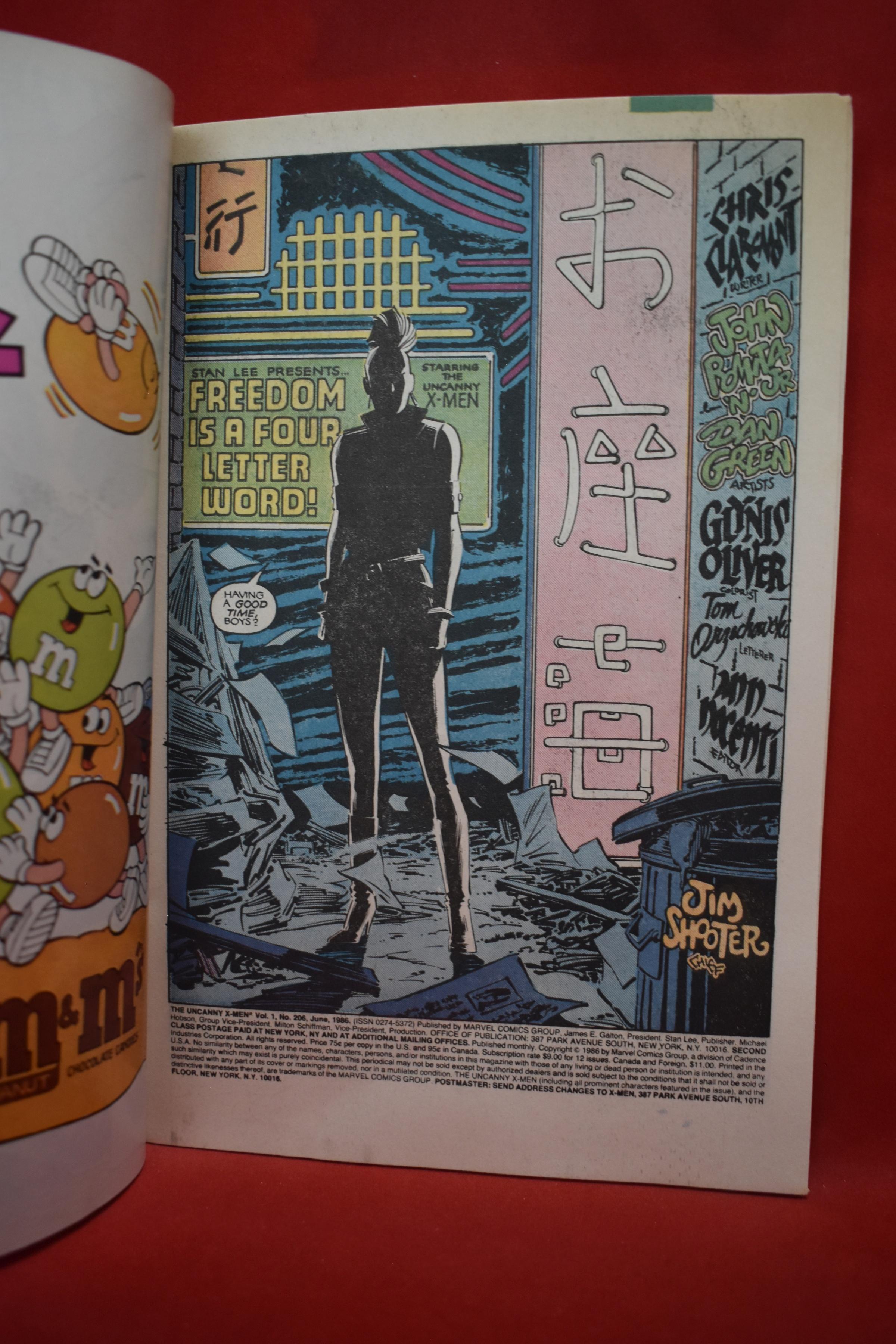 UNCANNY X-MEN #206 | FREEDOM FORCE! | JOHN ROMITA JR