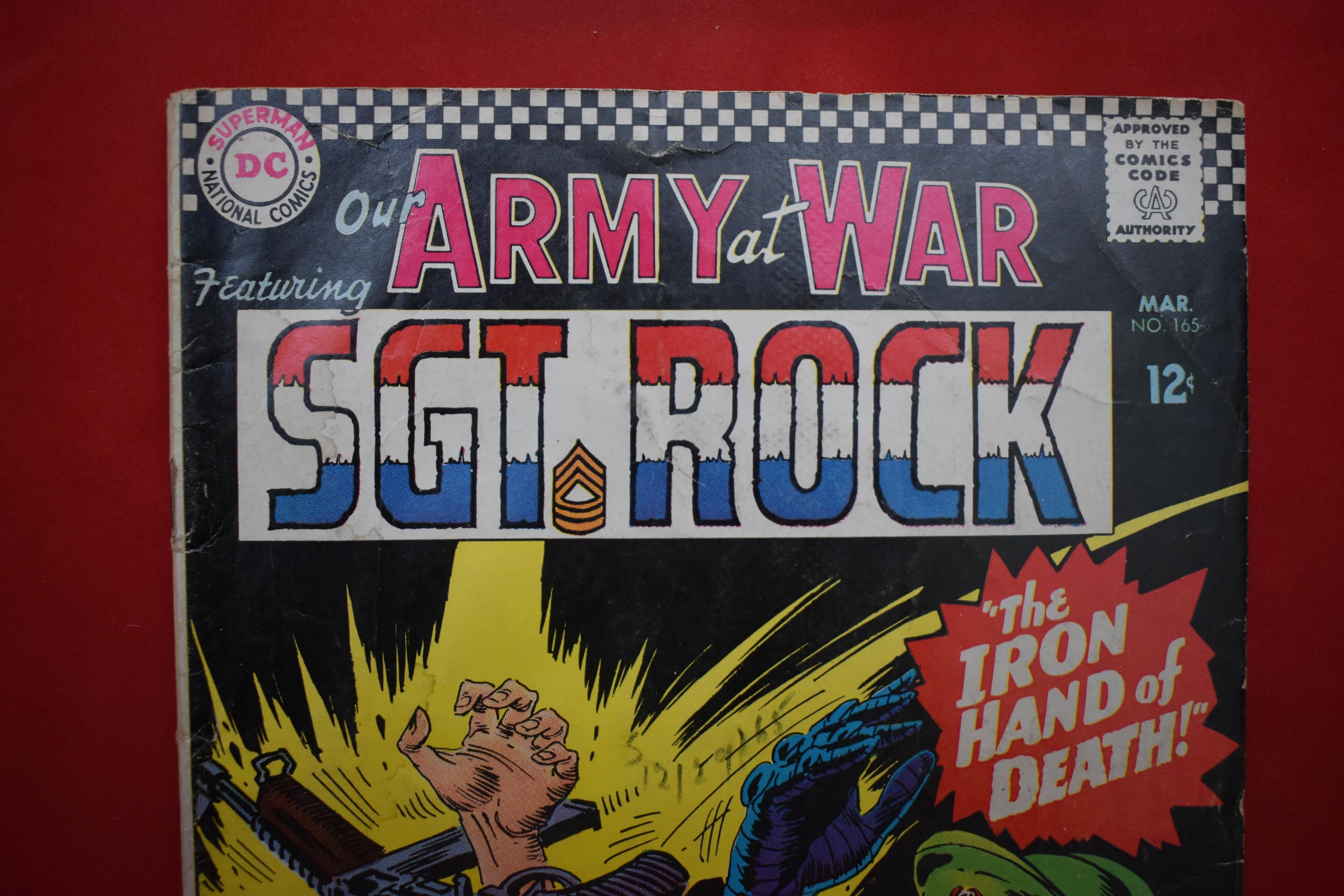 OUR ARMY AT WAR #165 | RETURN OF THE IRON MAJOR! | *SOLID - BIT OF CREASING - SEE PICS*