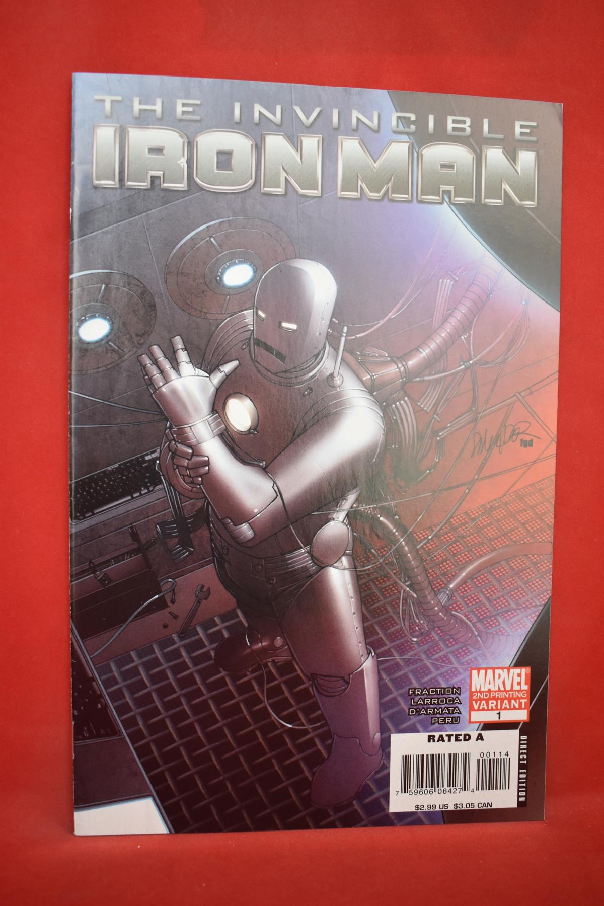 INVINCIBLE IRON MAN #1 | ARMAGEDDON DAYS - LARROCA 2ND PRINT VARIANT