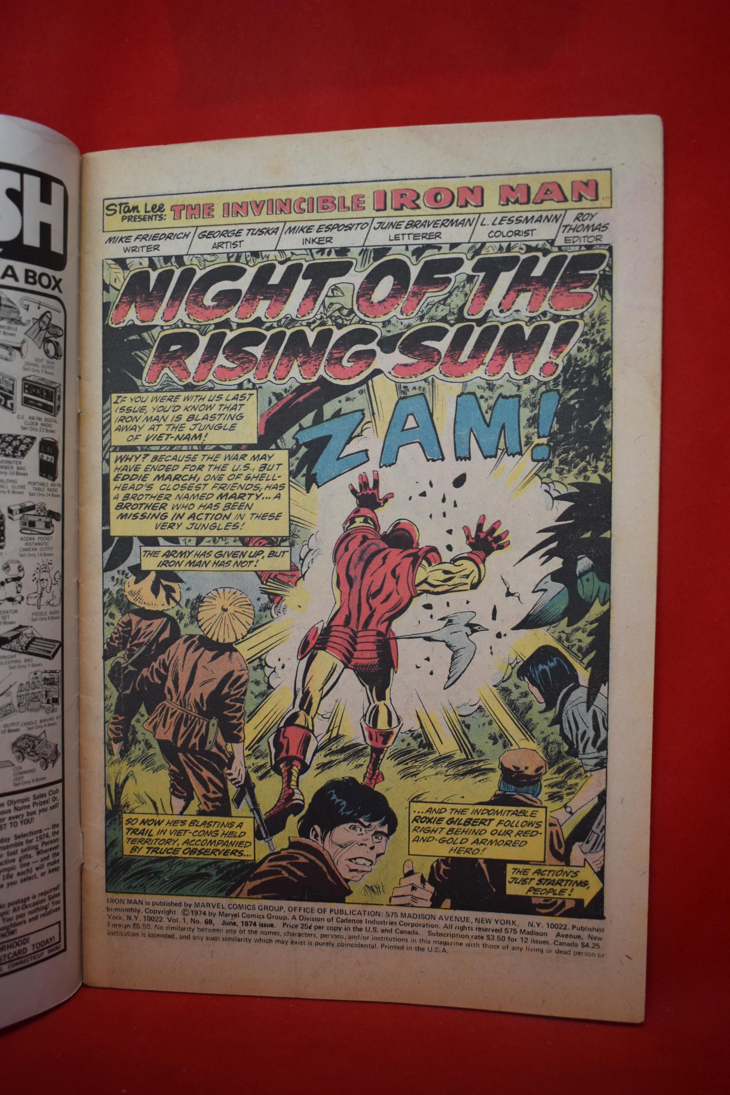 IRON MAN #68 | NIGHT OF THE RISING SUN! | JIM STARLIN - 1974
