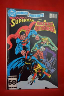 DC COMICS PRESENTS #83 | SUPERMAN & BATMAN - SHADOW OF THE OUTSIDER - JIM APARO