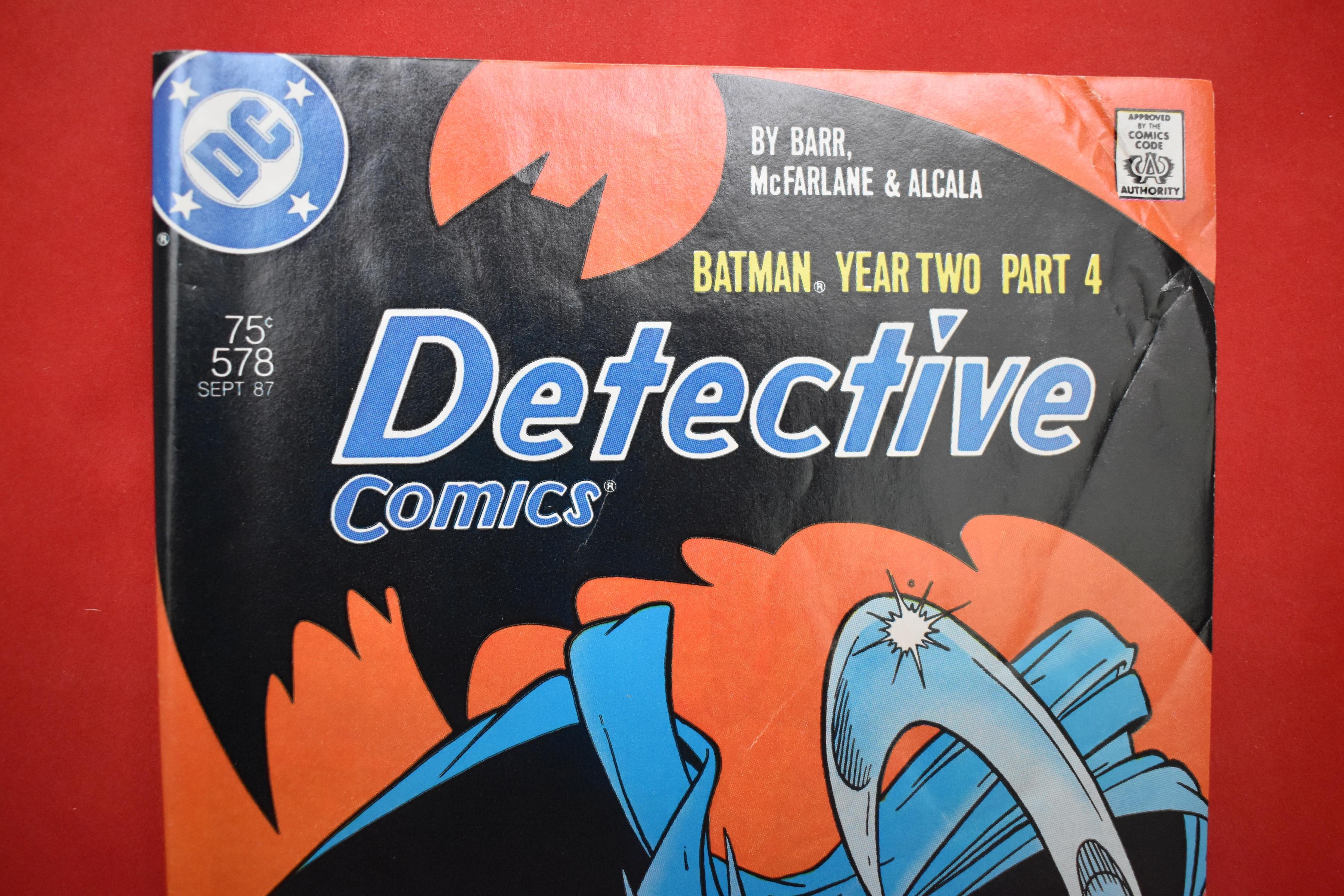 DETECTIVE COMICS #578 | YEAR TWO - PART 4 - TODD MCFARLANE | *SOLID - CREASING - SEE PICS*