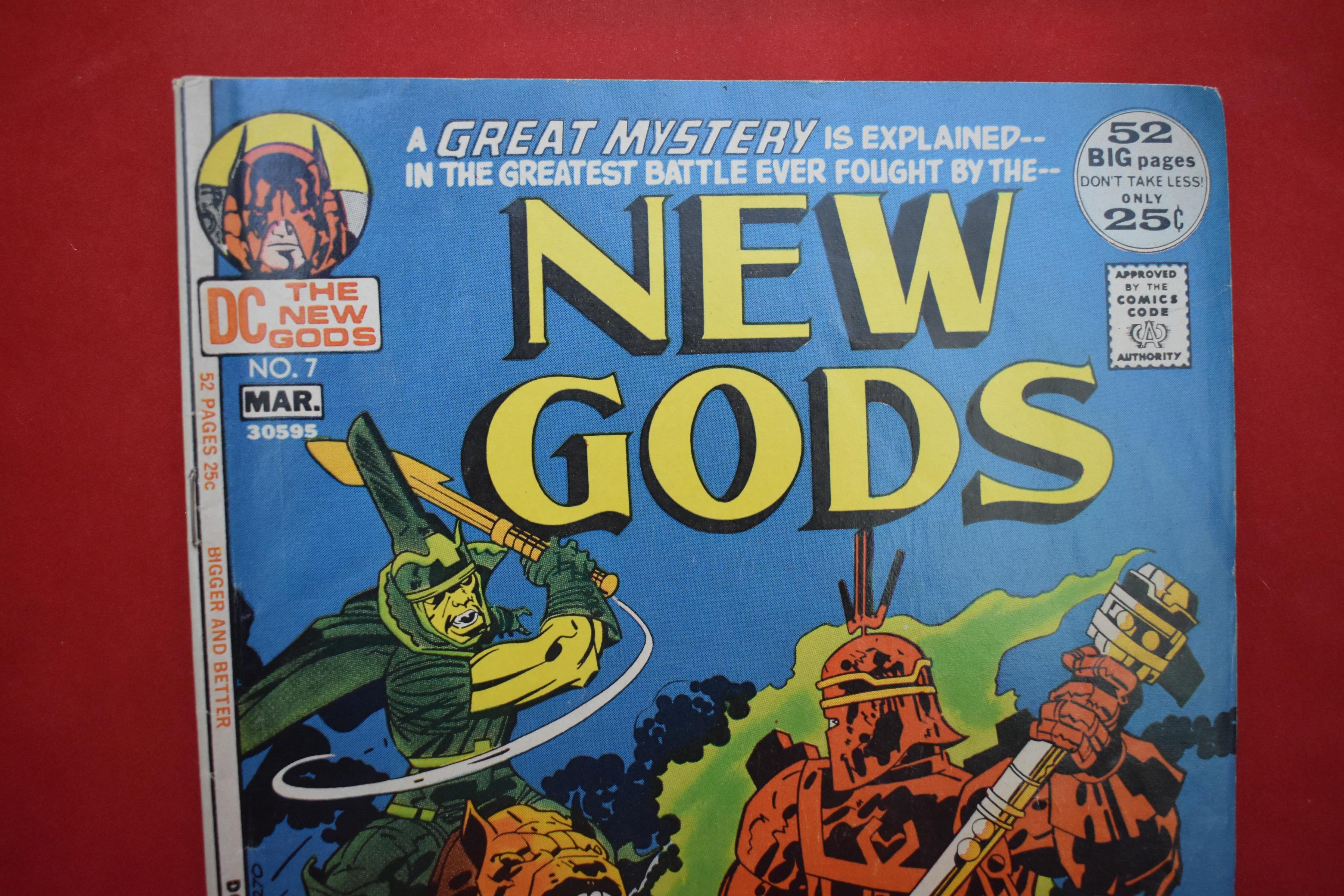 NEW GODS #7 | KEY 1ST APP OF STEPPENWOLF, ORIGIN OF ORION, 1ST APP OF TIGRA, 1ST APP OF HEGGRA!