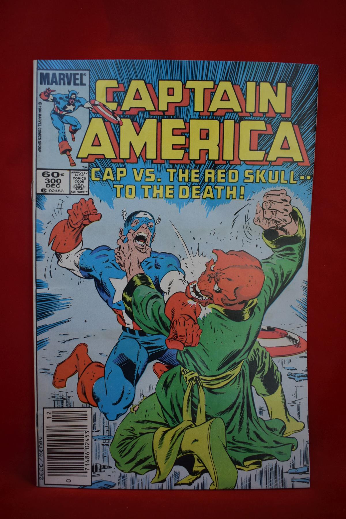 CAPTAIN AMERICA #300 | "DEATH" OF RED SKULL! | CLASSIC MIKE ZECK - NEWSSTAND