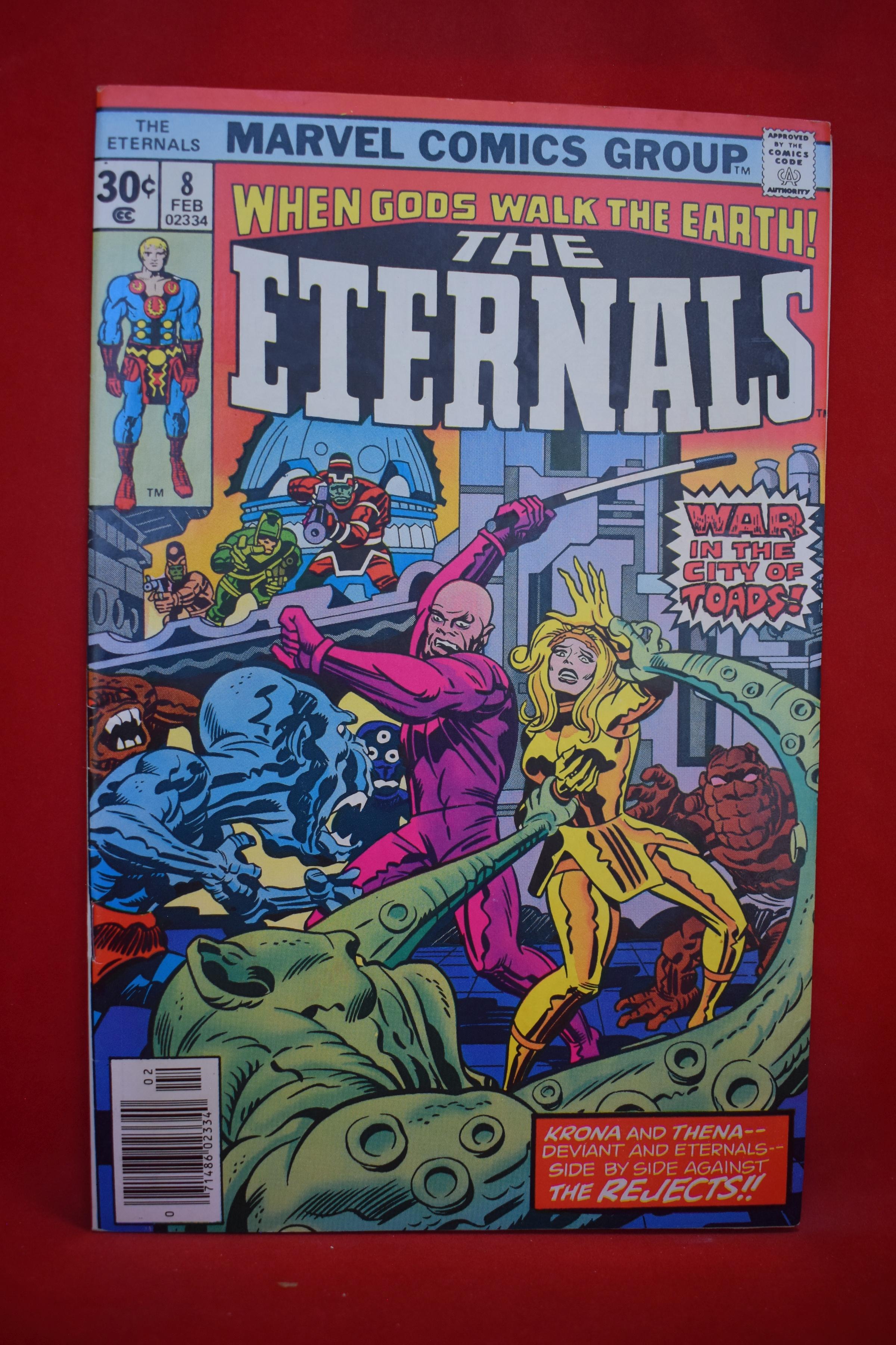 ETERNALS #8 | 1ST APPEARANCE OF RANSAK, 1ST APP OF KRAKAS! | JACK KIRBY - 1977