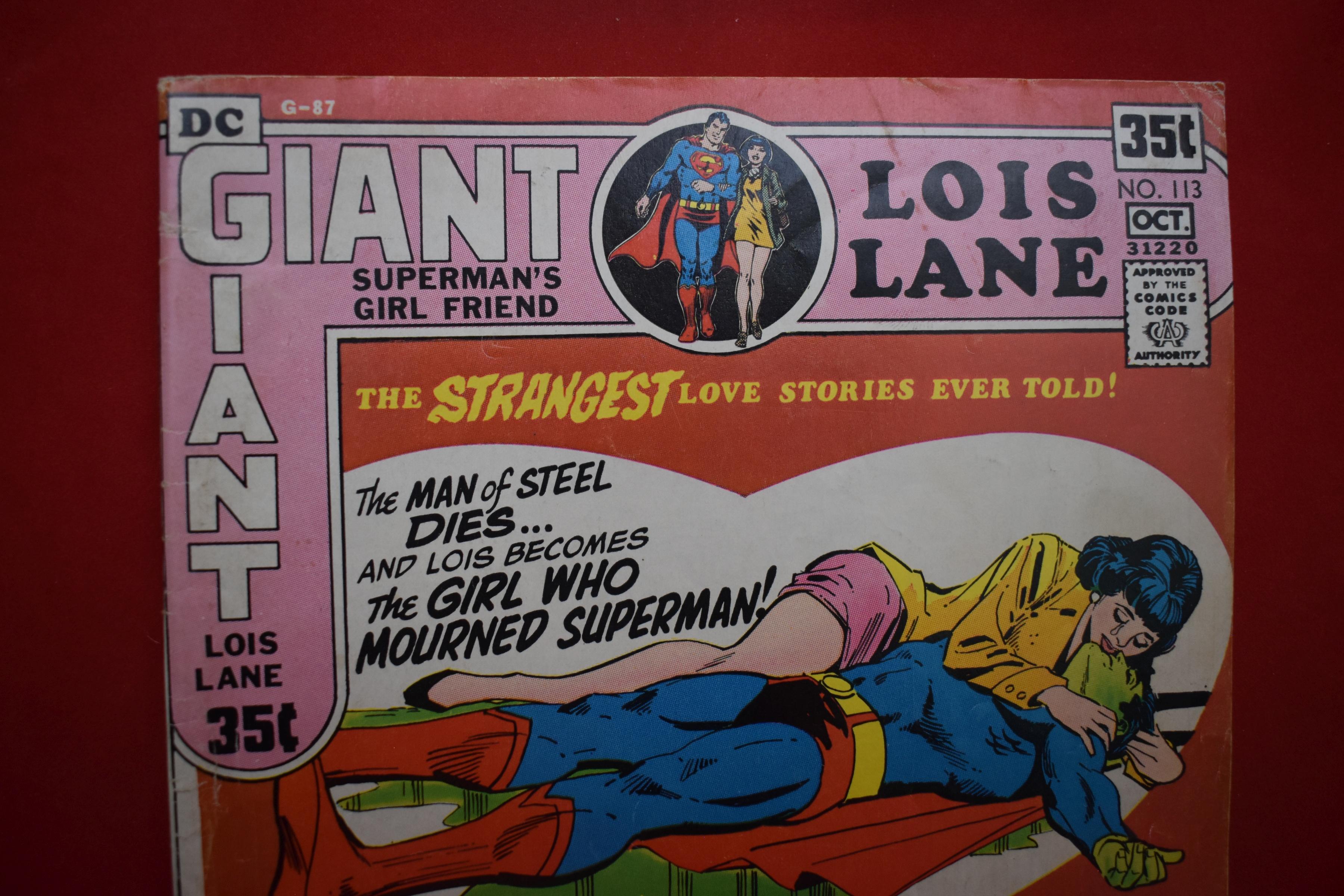 LOIS LANE #113 | THE UNKNOWN SUPERMAN - SCHAFFENBERGER  | *SOLID - BIT OF CREASING - SEE PICS*