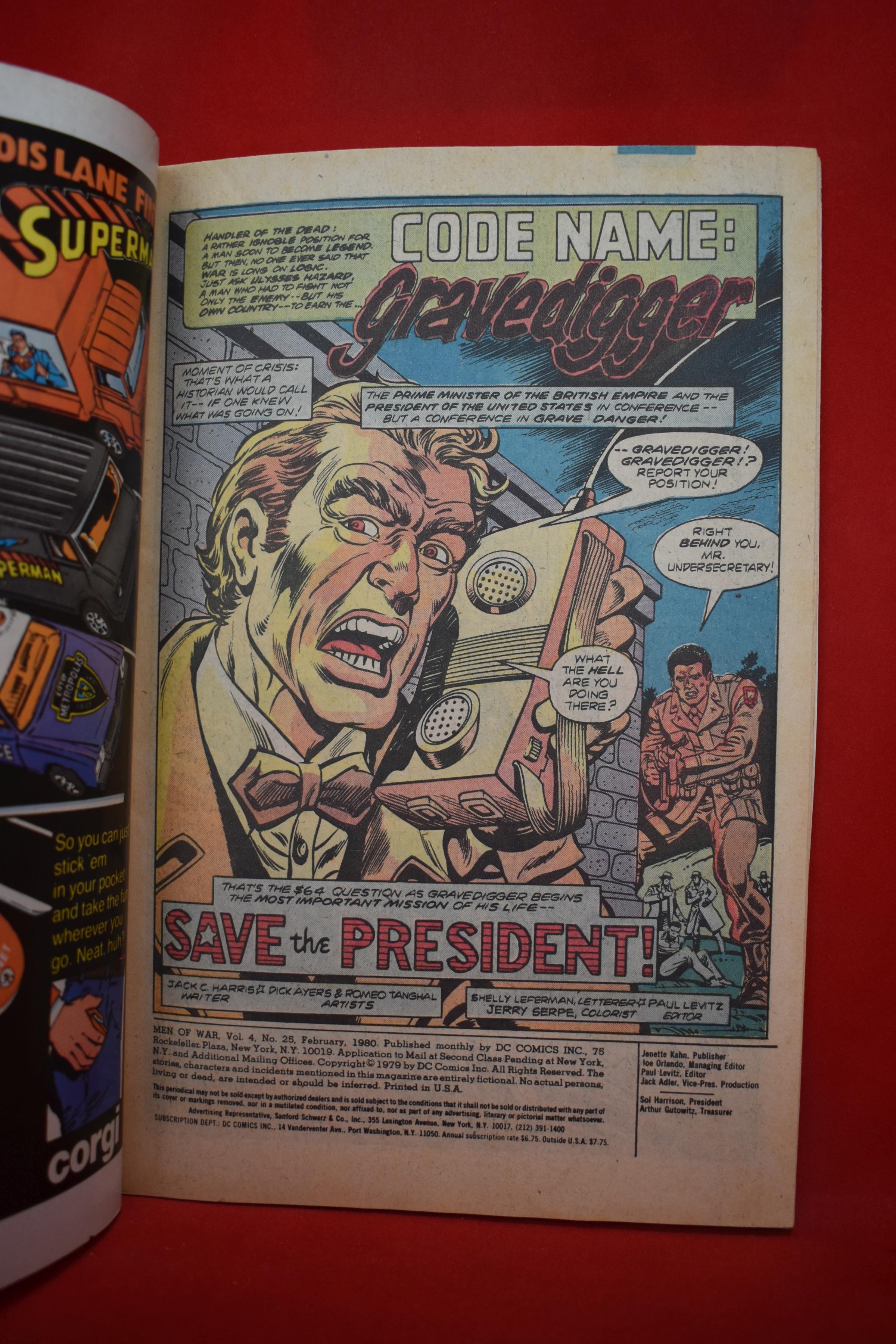 MEN OF WAR #25 | SAVE THE PRESIDENT! | GEORGE EVANS & DICK AYERS