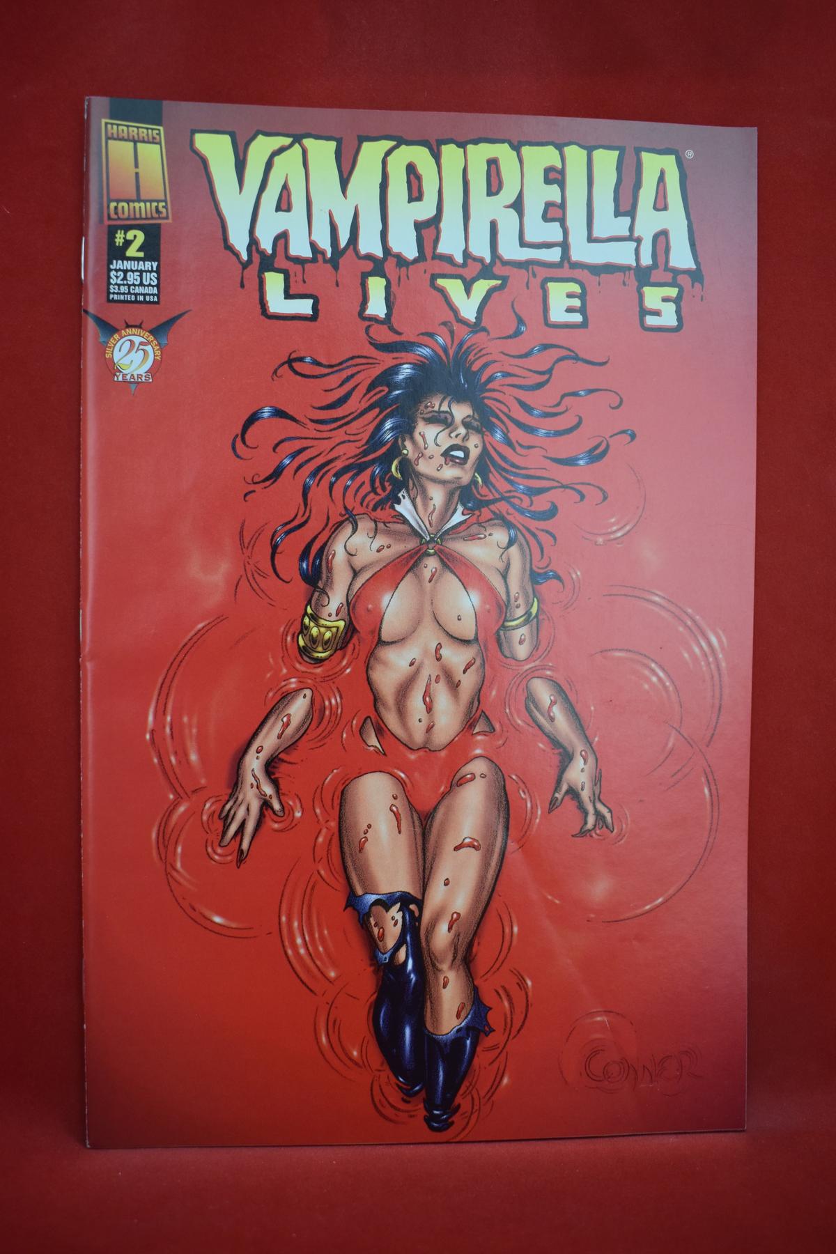 VAMPIRELLA LIVES #2 | AMANDA CONNER COVER ART - HARRIS COMICS