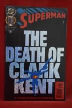 SUPERMAN #100 | THE DEATH OF CLARK KENT - THE FOIL VARIANT