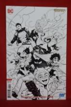 YOUNG JUSTICE #1 | 1ST NEW YOUNG JUSTICE TEAM, 1ST APP OF TEEN LANTERN | GLEASON SKETCH VARIANT