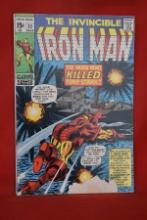 IRON MAN #23 | THE MAN WHO KILLED TONY STARK! | ARCHIE GOODWIN & GEORGE TUSKA - 1970 | *SEE PICS*