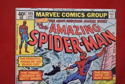 AMAZING SPIDERMAN #195 | KEY 2ND APPEARANCE AND ORIGIN OF BLACK CAT - NEWSSTAND!