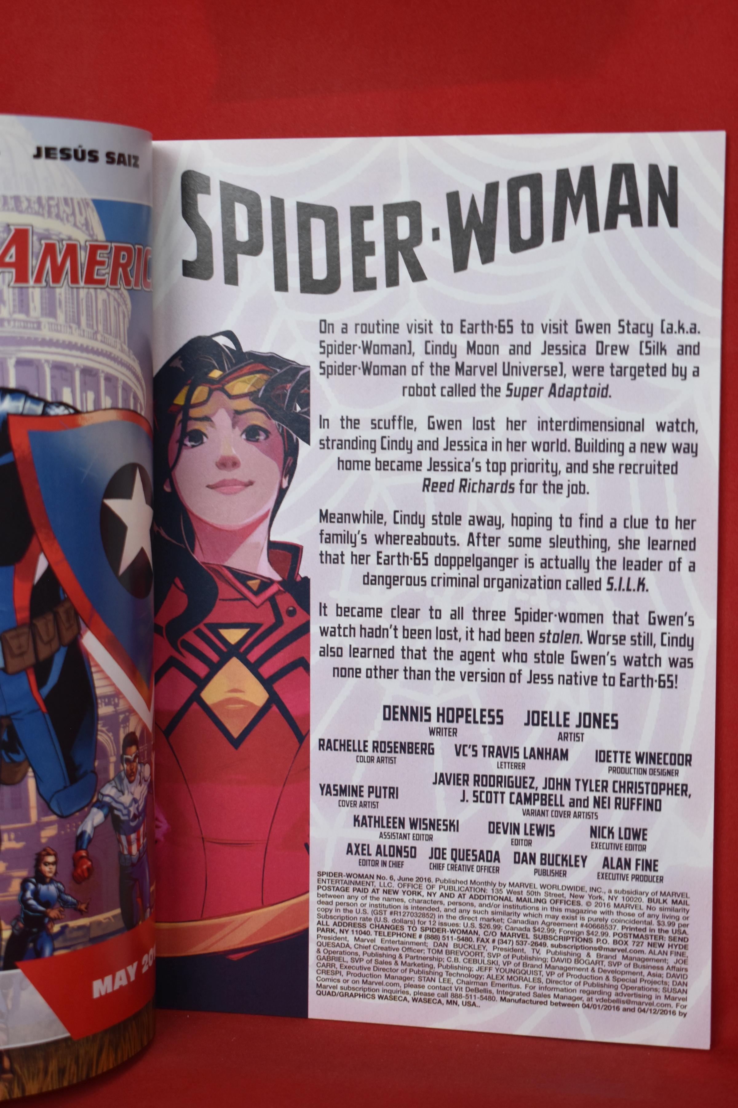 SPIDER-WOMAN #6 | THE J SCOTT CAMPBELL VARIANT