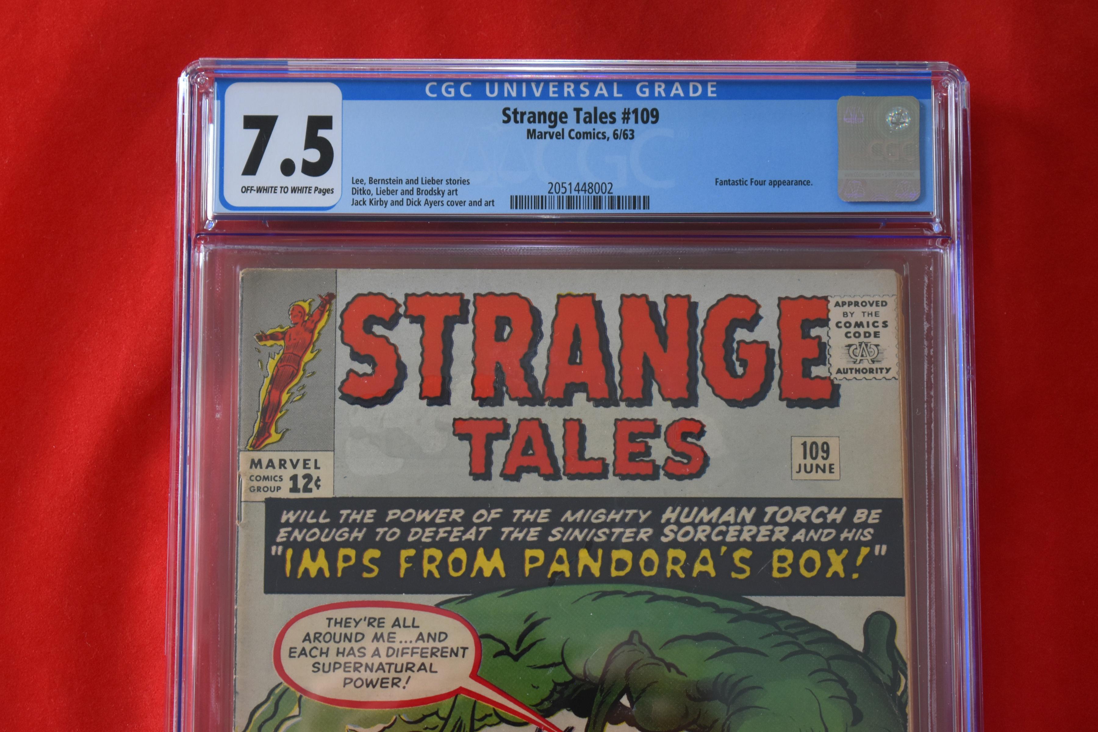 STRANGE TALES #109 | KEY 1ST APP OF CIRCE (SERSI), FANTASTIC FOUR | DITKO, AYERS, KIRBY, LEE - 1963!