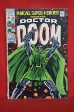 MARVEL SUPER HEROES #20 | KEY ICONIC LARRY LIEBER COVER, SOLO STORY FEATURING DR DOOM | SOLID BOOK!