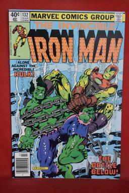 IRON MAN #132 | CLASSIC BATTLE WITH THE HULK! | BOB LAYTON - 1980