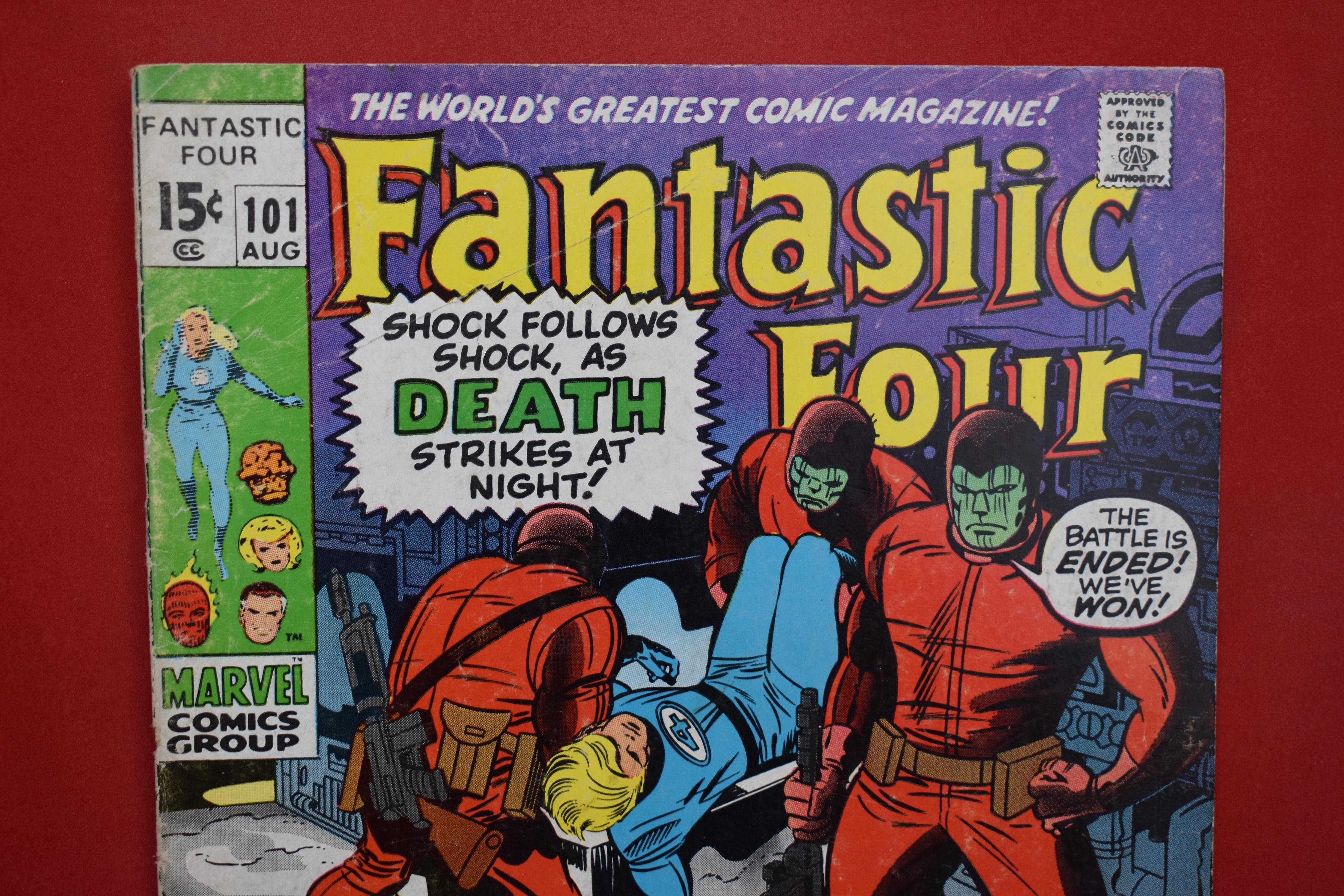 FANTASTIC FOUR #101 | BEDLAM IN THE BAXTER BUILDING! | LEE/KIRBY - 1970