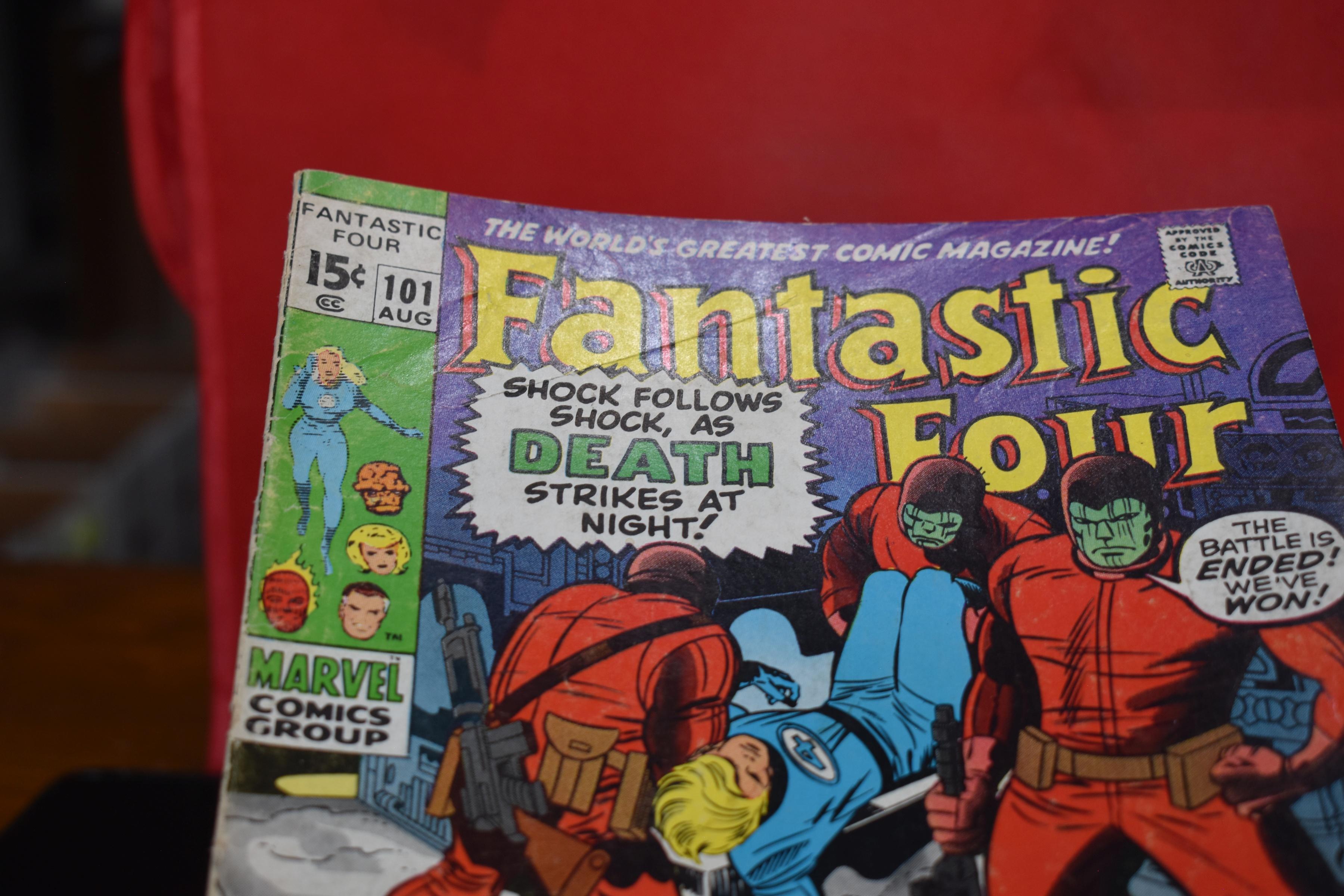 FANTASTIC FOUR #101 | BEDLAM IN THE BAXTER BUILDING! | LEE/KIRBY - 1970