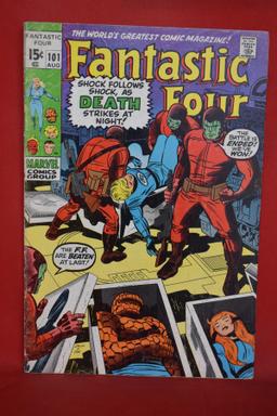 FANTASTIC FOUR #101 | BEDLAM IN THE BAXTER BUILDING! | LEE/KIRBY - 1970