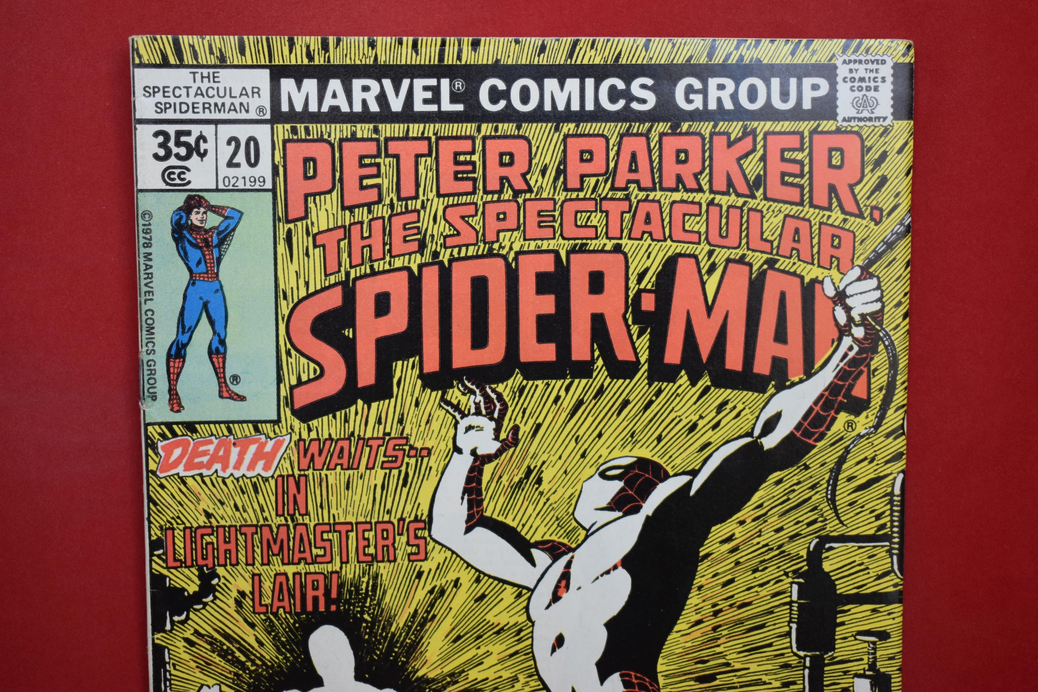 SPECTACULAR SPIDERMAN #20 | WHERE WERE YOU WHEN THE LIGHTS WENT OUT! | ERNIE CHAN - 1978