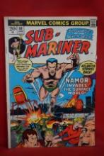 SUB-MARINER #60 | THE INVASION OF NEW YORK - RICH BUCKLER - 1973 | *SOLID, WEAR, CREASING*