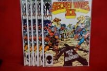 LOT OF 5 SECRET WARS II #1 | ALL IN VERY GOOD CONDITION!