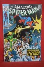 AMAZING SPIDERMAN #82 | AND THEN CAME ELECTRO! | CLASSIC JOHN ROMITA - 1970 - SOLID BOOK!