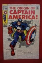 CAPTAIN AMERICA #109 | KEY ORIGIN OF CAPTAIN AMERICA RETOLD! | ICONIC JACK KIRBY - 1969