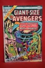 GIANT SIZE AVENGERS #2 | KEY DEATH OF SWORDSMAN, HAWKEYE JOINS TEAM | *WEAR, SPLIT, SEE PICS*