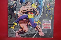 X-MEN #38 | KEY ORIGIN STORIES BEGIN! | HECK/ADKINS - 1967 | *SPINE SPLIT - SEE PICS*